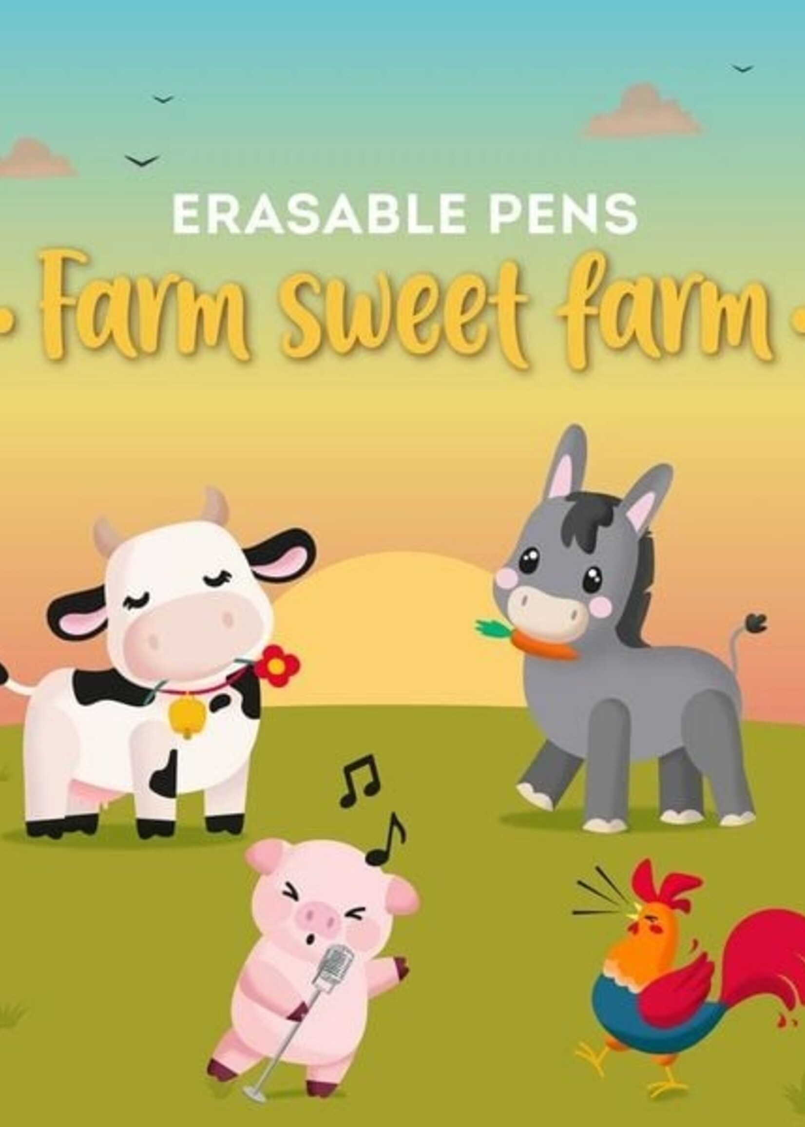 LEGAMI Legami löschbarer Gelstift - Farm Sweet Farm - Set of 4