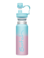 SATCH Light Blue Graffiti Edelstahl Trinkflasche