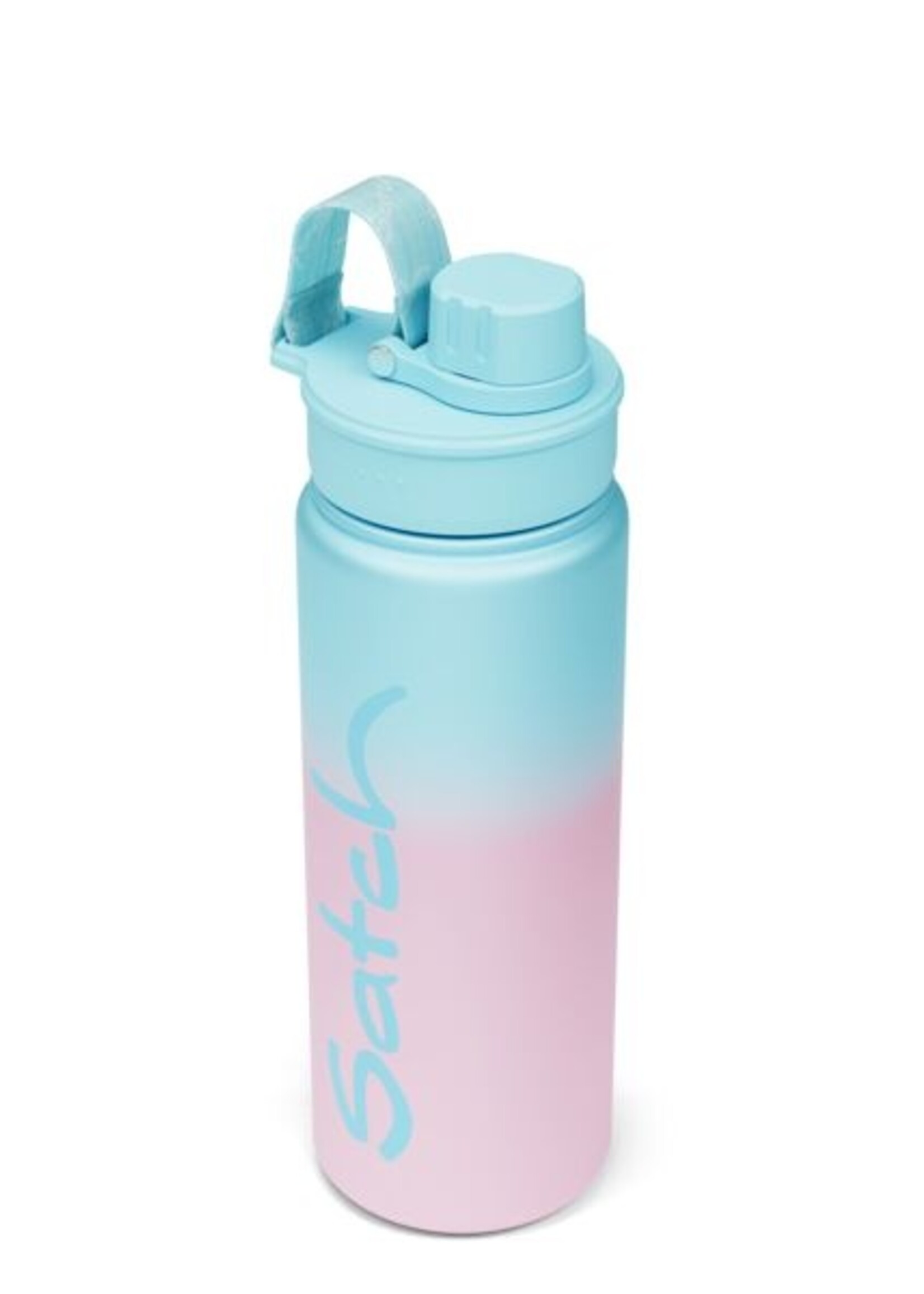 SATCH Light Blue Graffiti Edelstahl Trinkflasche