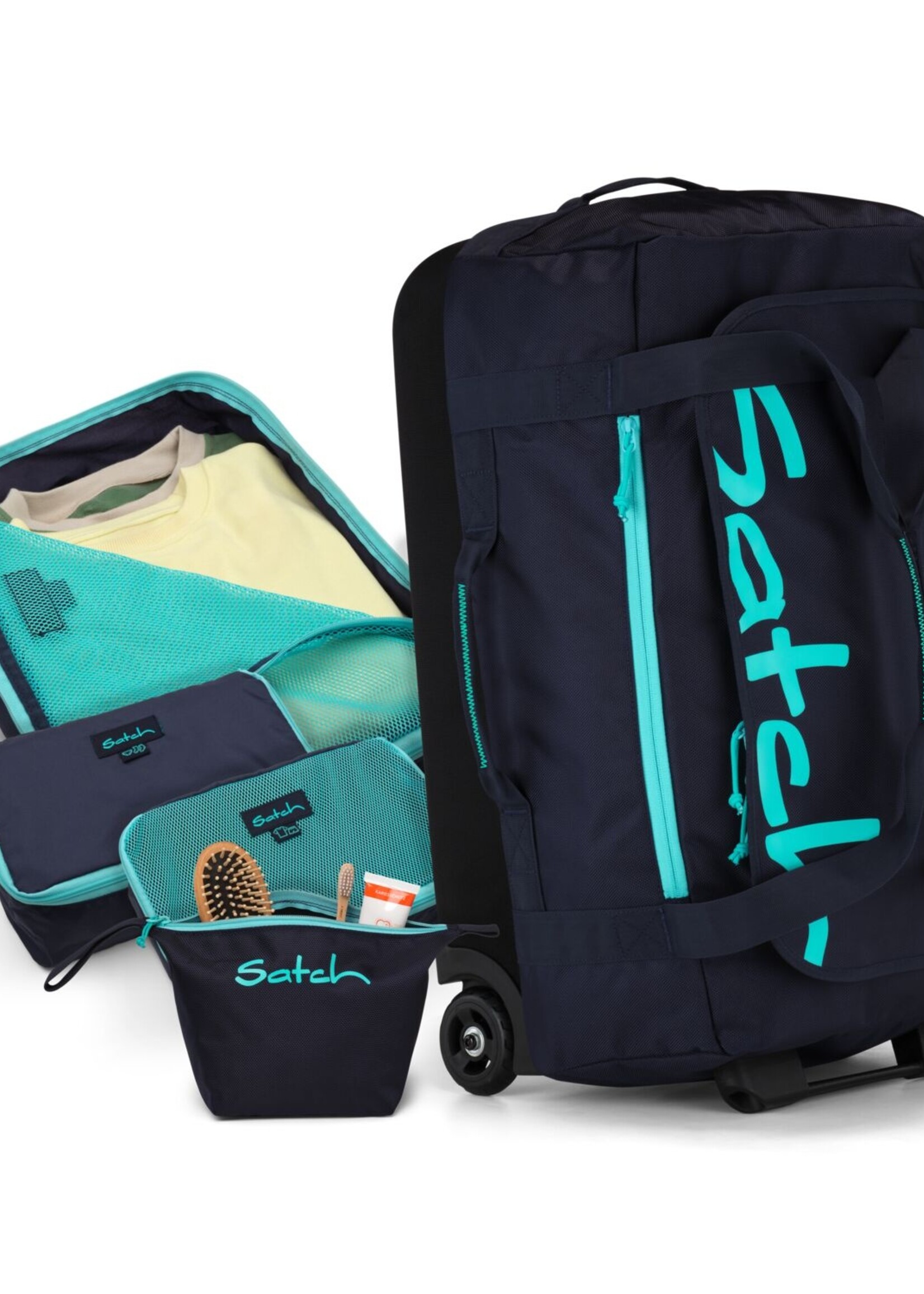 SATCH Reisekoffer Jet Mint quest Set