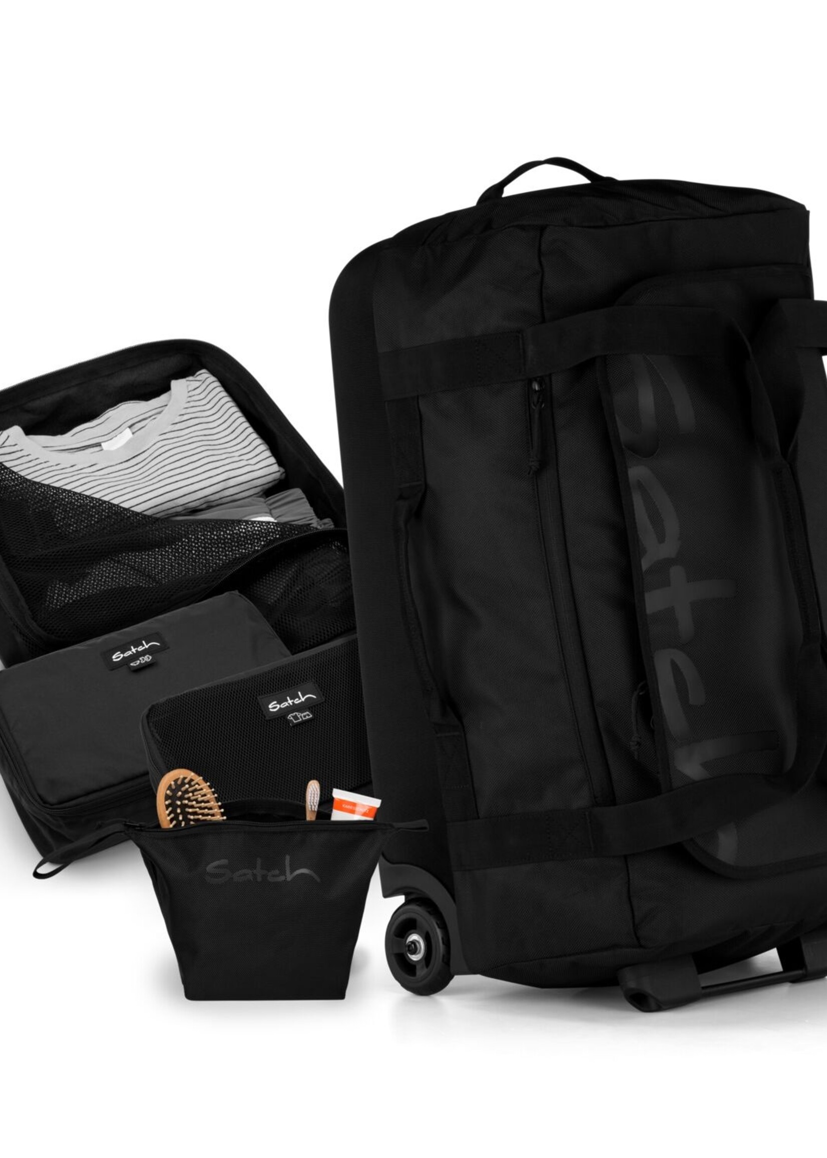 SATCH Reisekoffer Set Jet Black