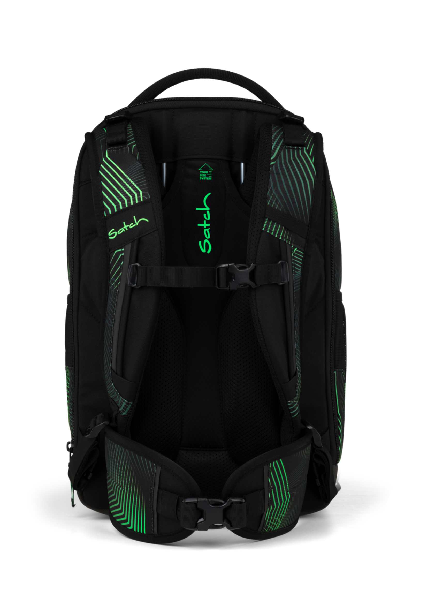 SATCH Match Plus Schulrucksack  Seismic Green
