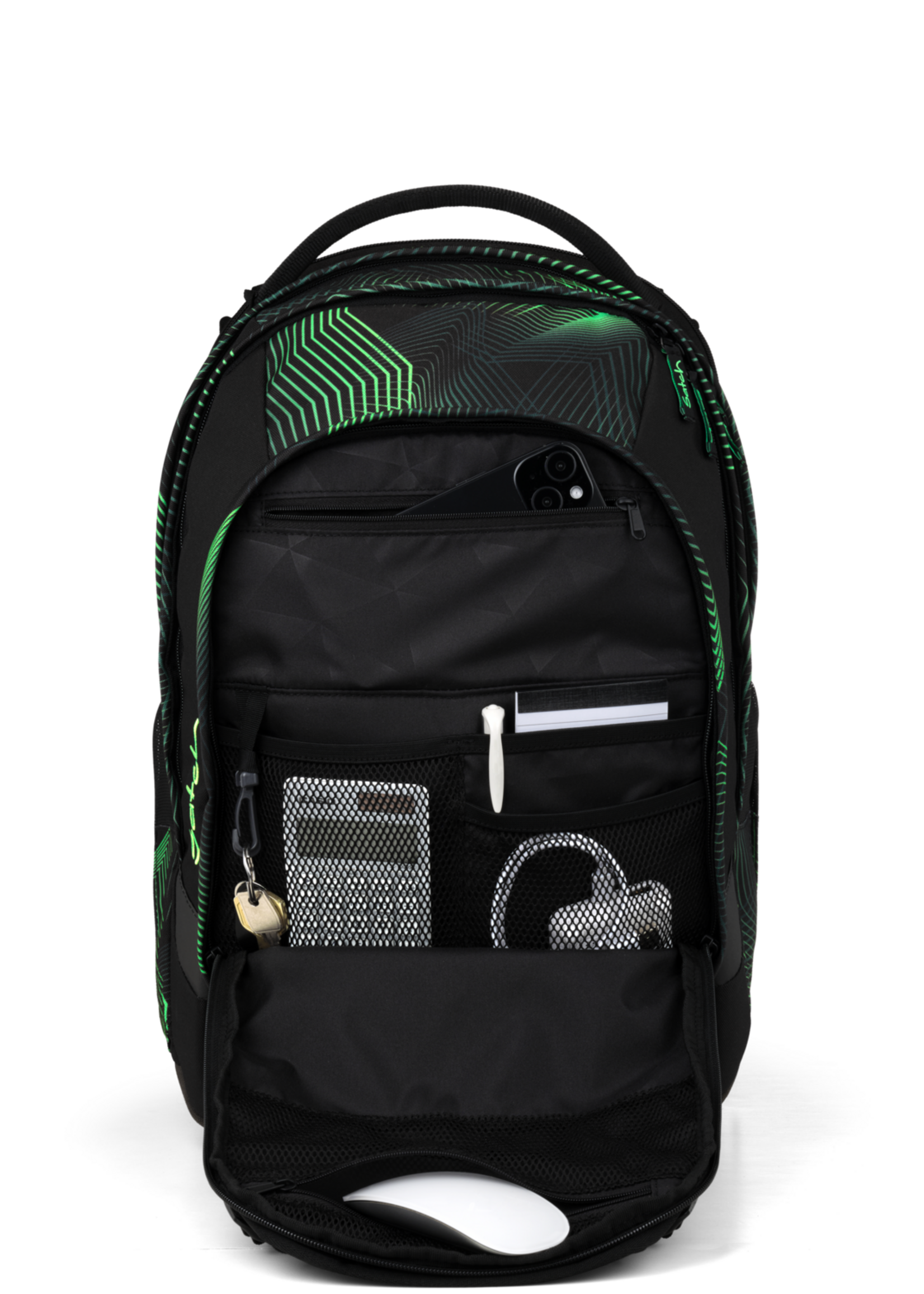 SATCH Match Plus Schulrucksack  Seismic Green