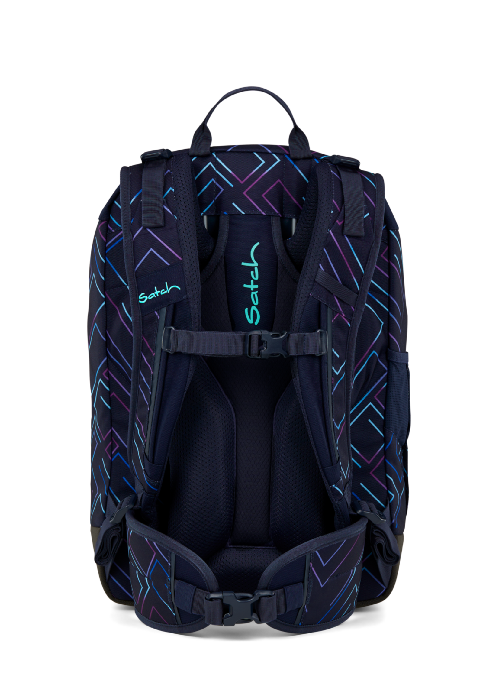SATCH Air Schulrucksack Einzeln Purple Laser