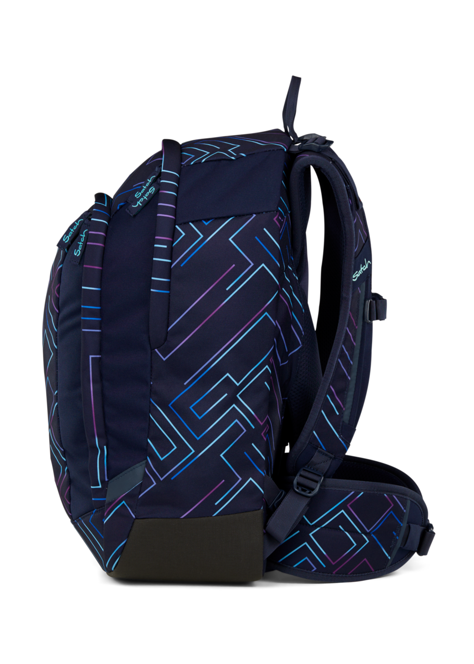 SATCH Air Schulrucksack Einzeln Purple Laser