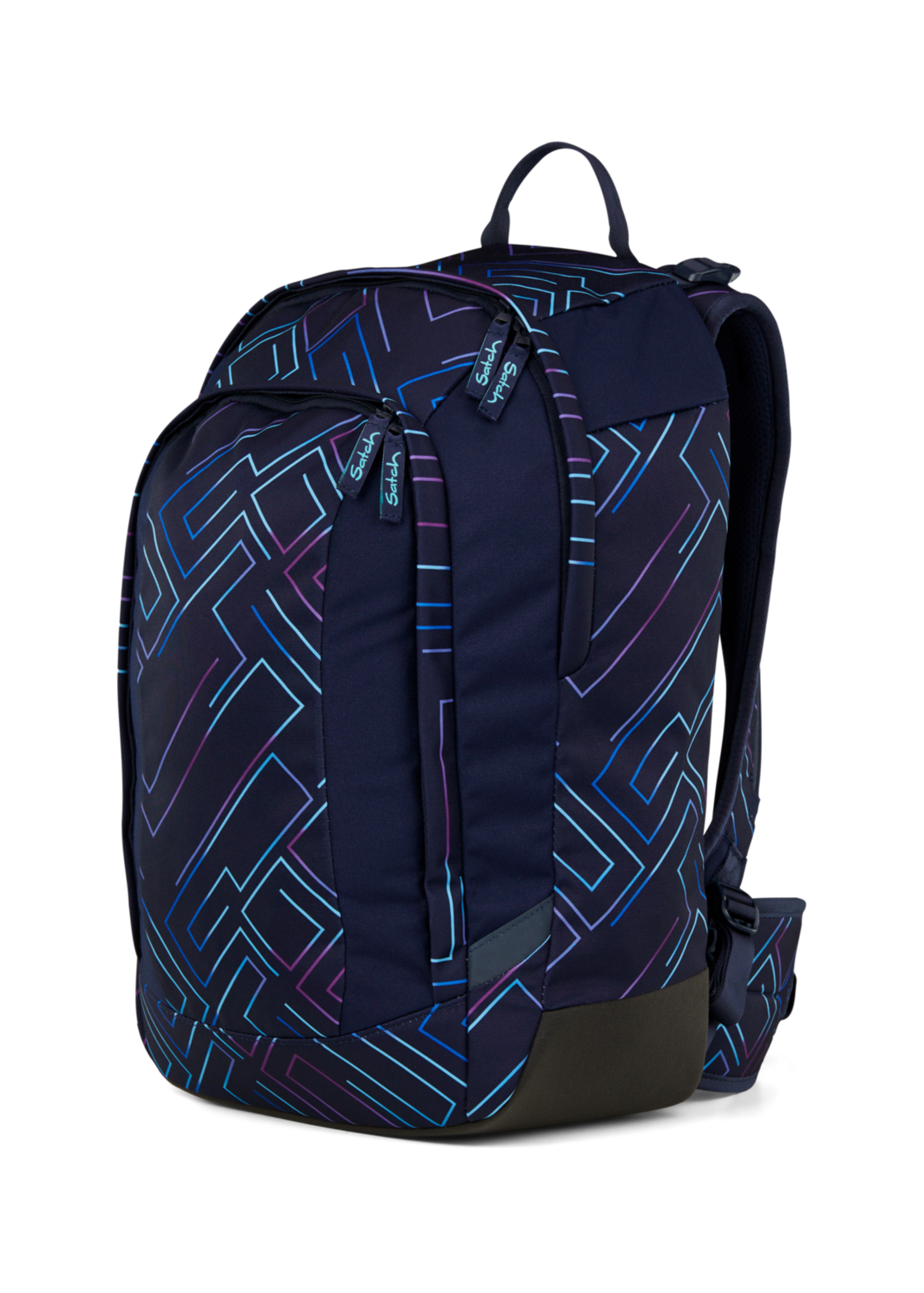SATCH Air Schulrucksack Einzeln Purple Laser