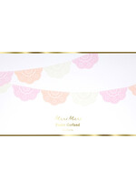 Meri Meri Broderie Anglaise Lace Multi Pennant Garland