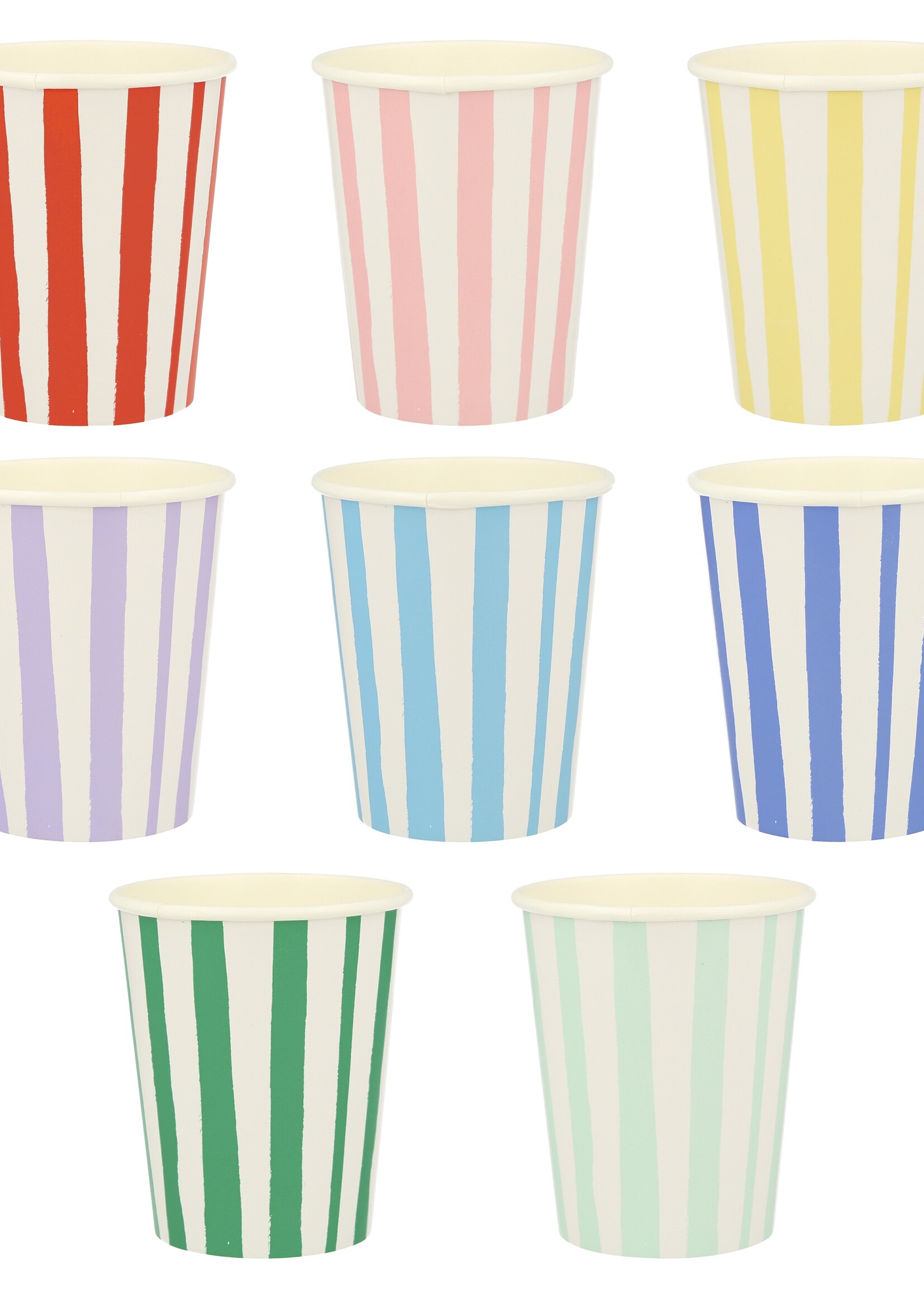 Meri Meri Mixed Stripe Cups