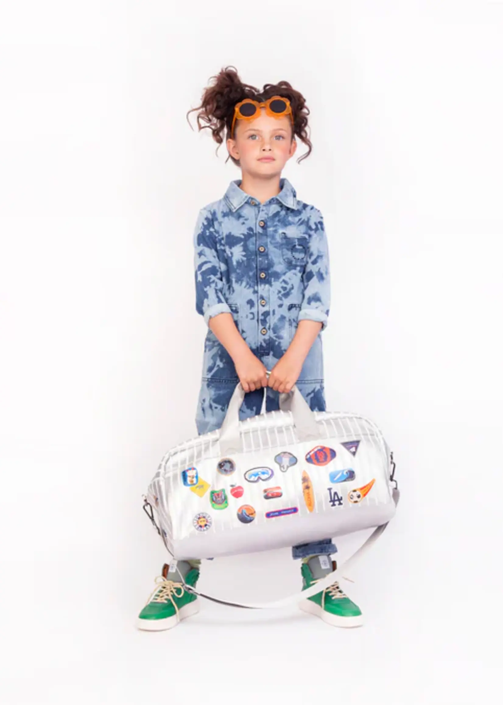 Jeune Premier Caroline Weekend Bag - Jetsetter silver