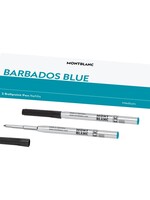 Montblanc Ballpoint Refill Barbados Blue Medium (2 pcs)
