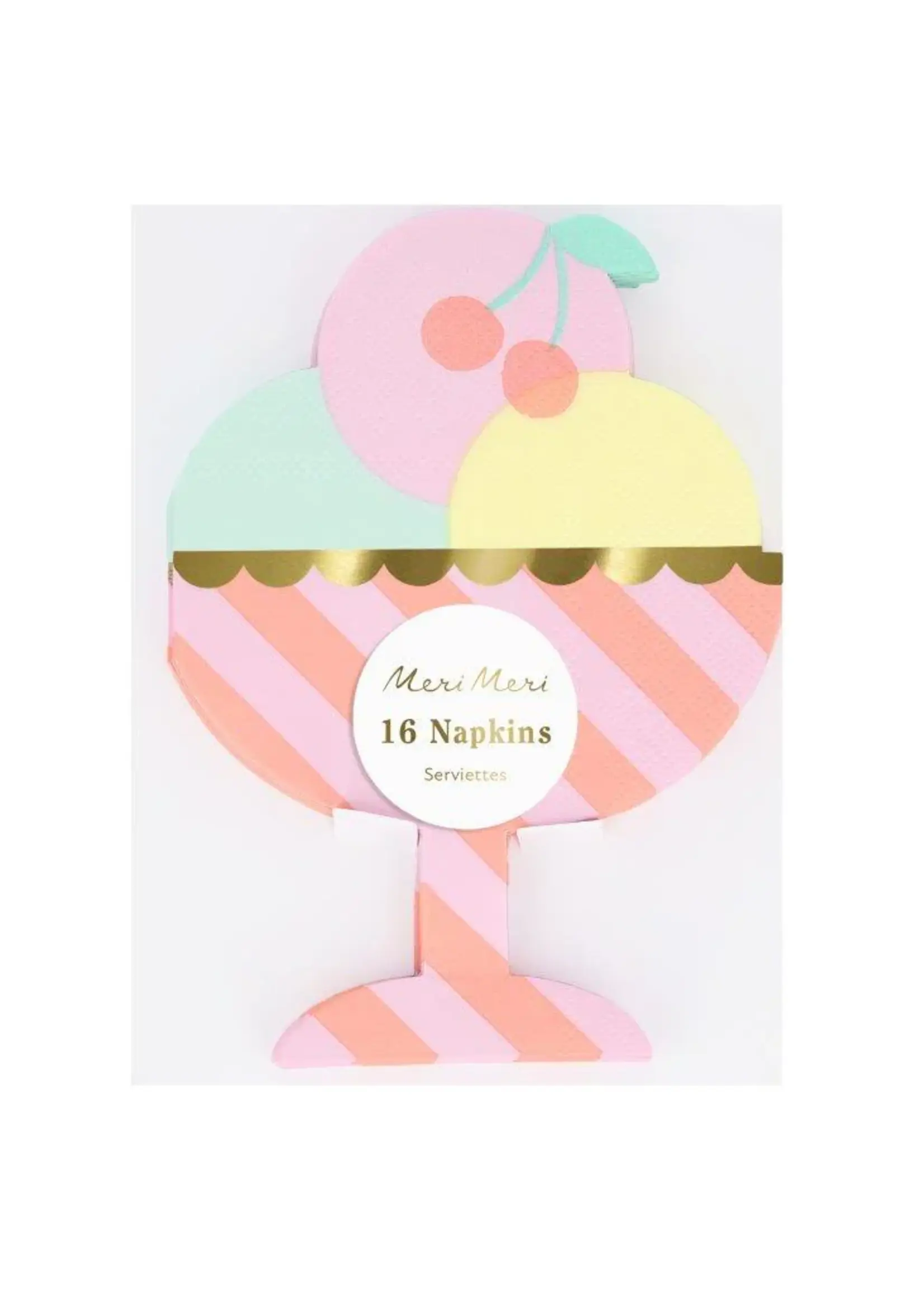 Meri Meri Ice Cream Sundae Napkins