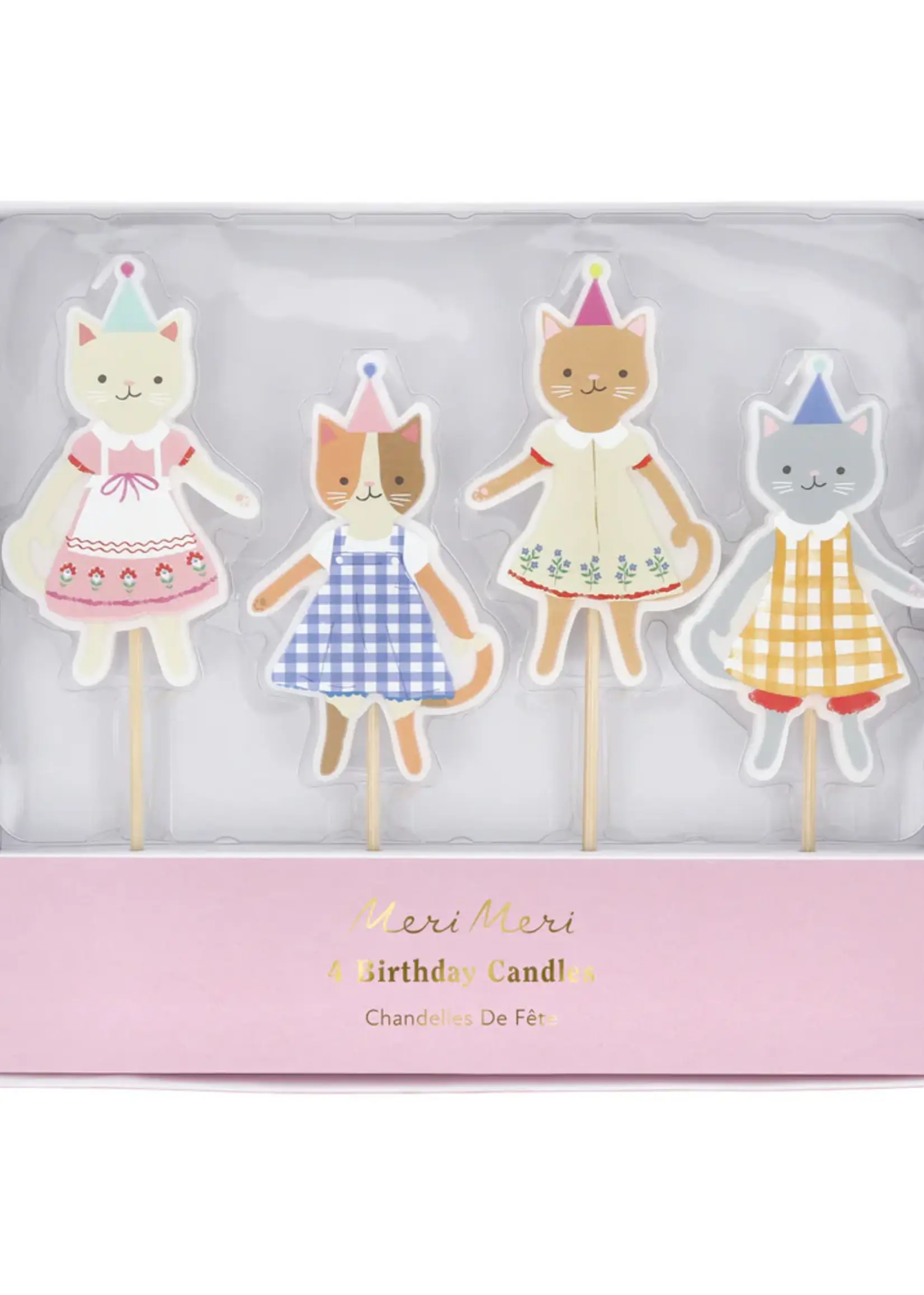 Meri Meri Kitten Club Candles (x 4)