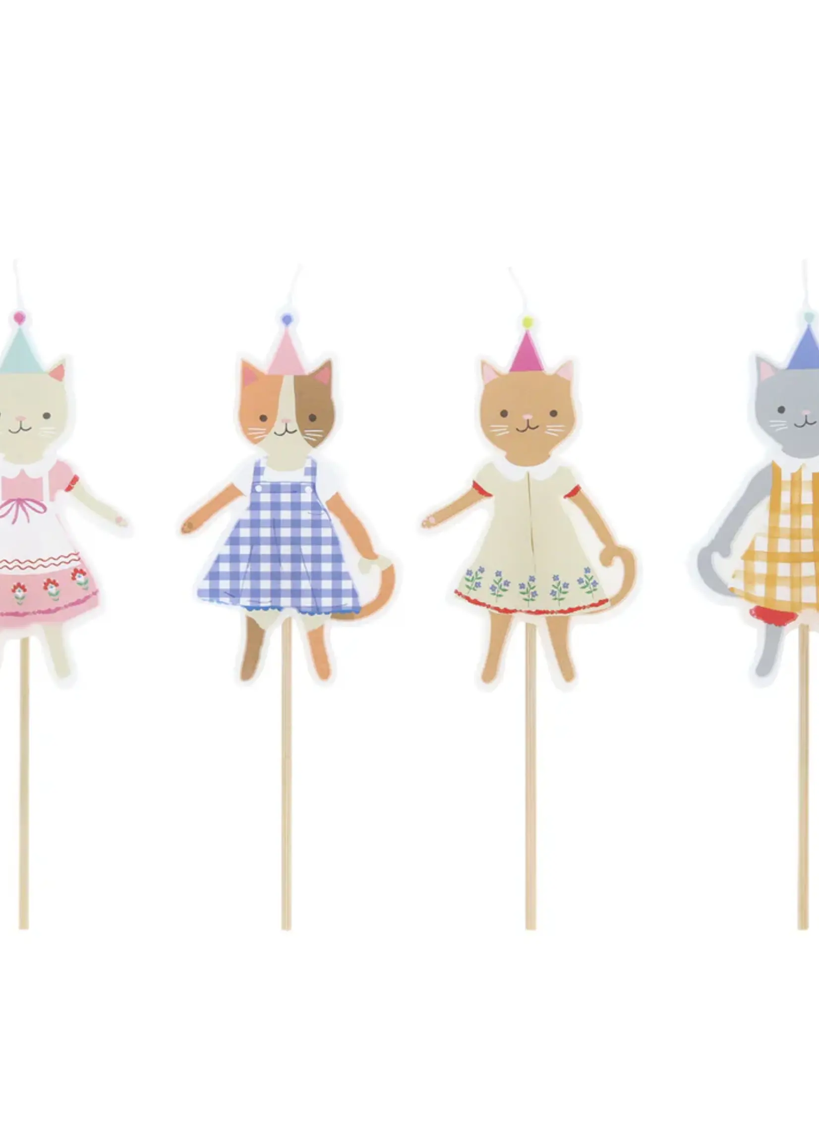 Meri Meri Kitten Club Candles (x 4)