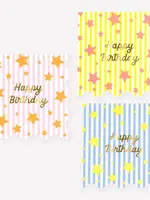 Meri Meri Bright Star Happy Birthday Small Napkins