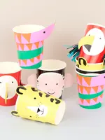 Meri Meri Jungle Jamboree Character Cups
