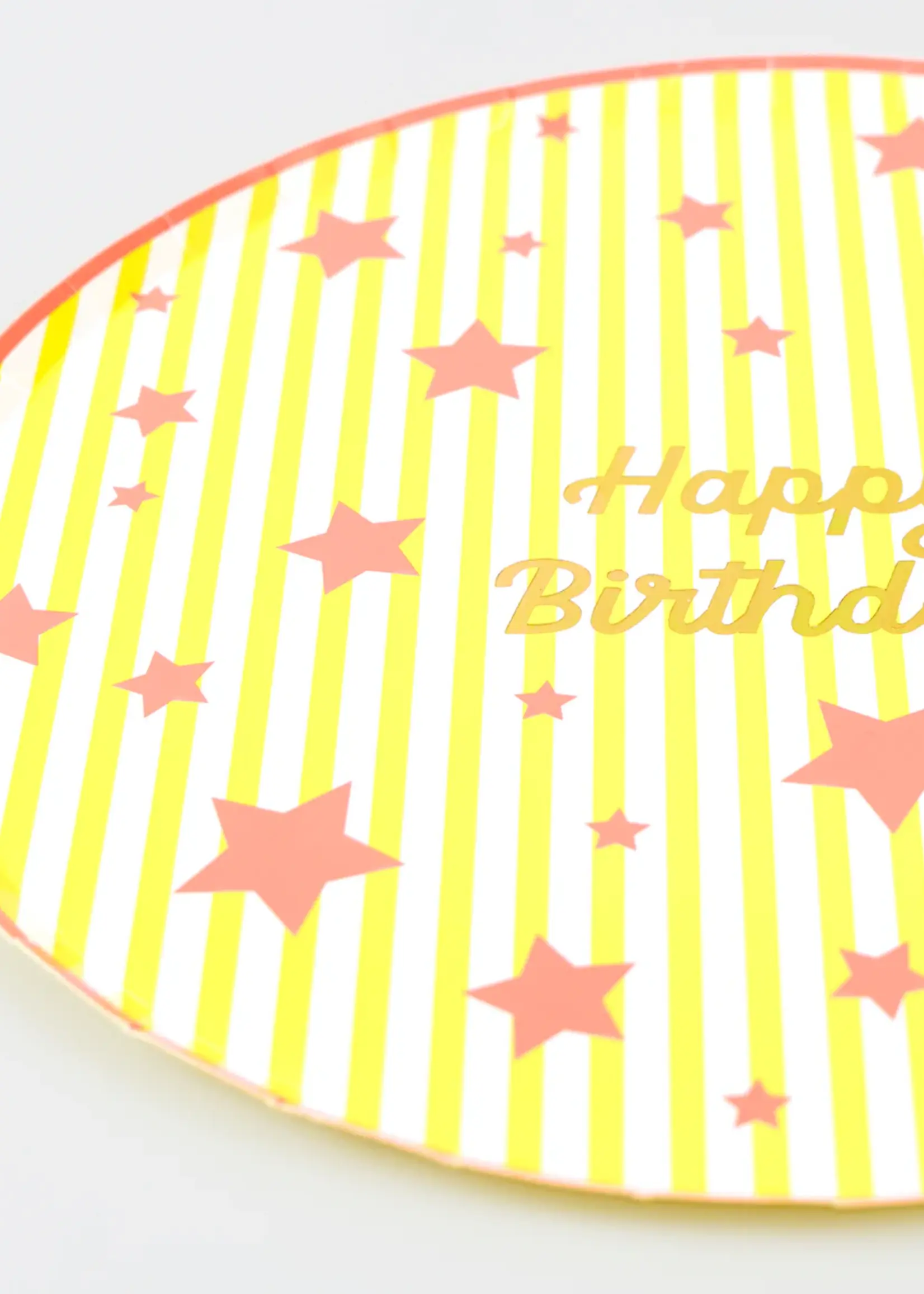 Meri Meri Bright Star Happy Birthday Dinner Plates