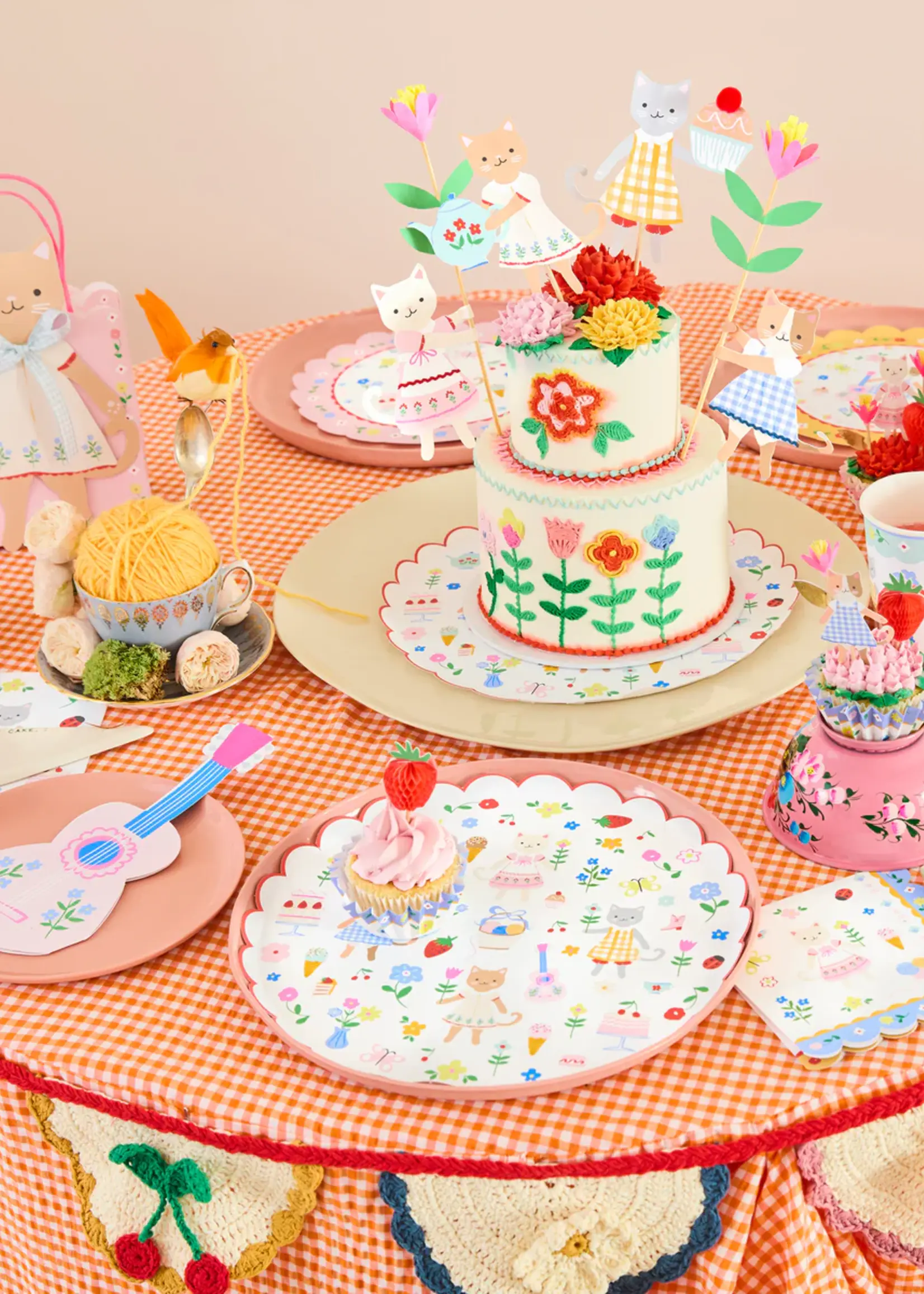 Meri Meri Kitten Club Side Plates (x 8)