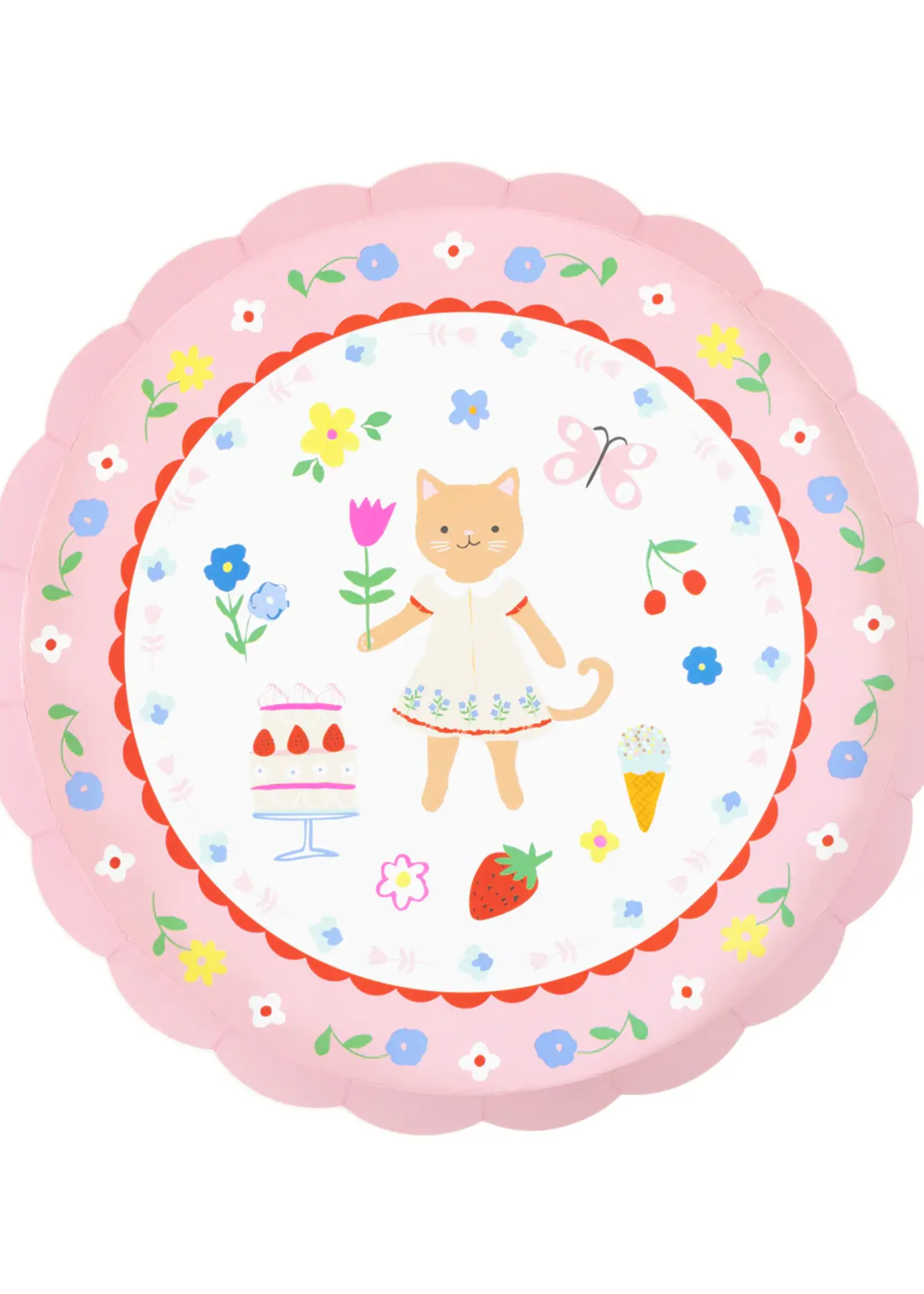 Meri Meri Kitten Club Side Plates (x 8)
