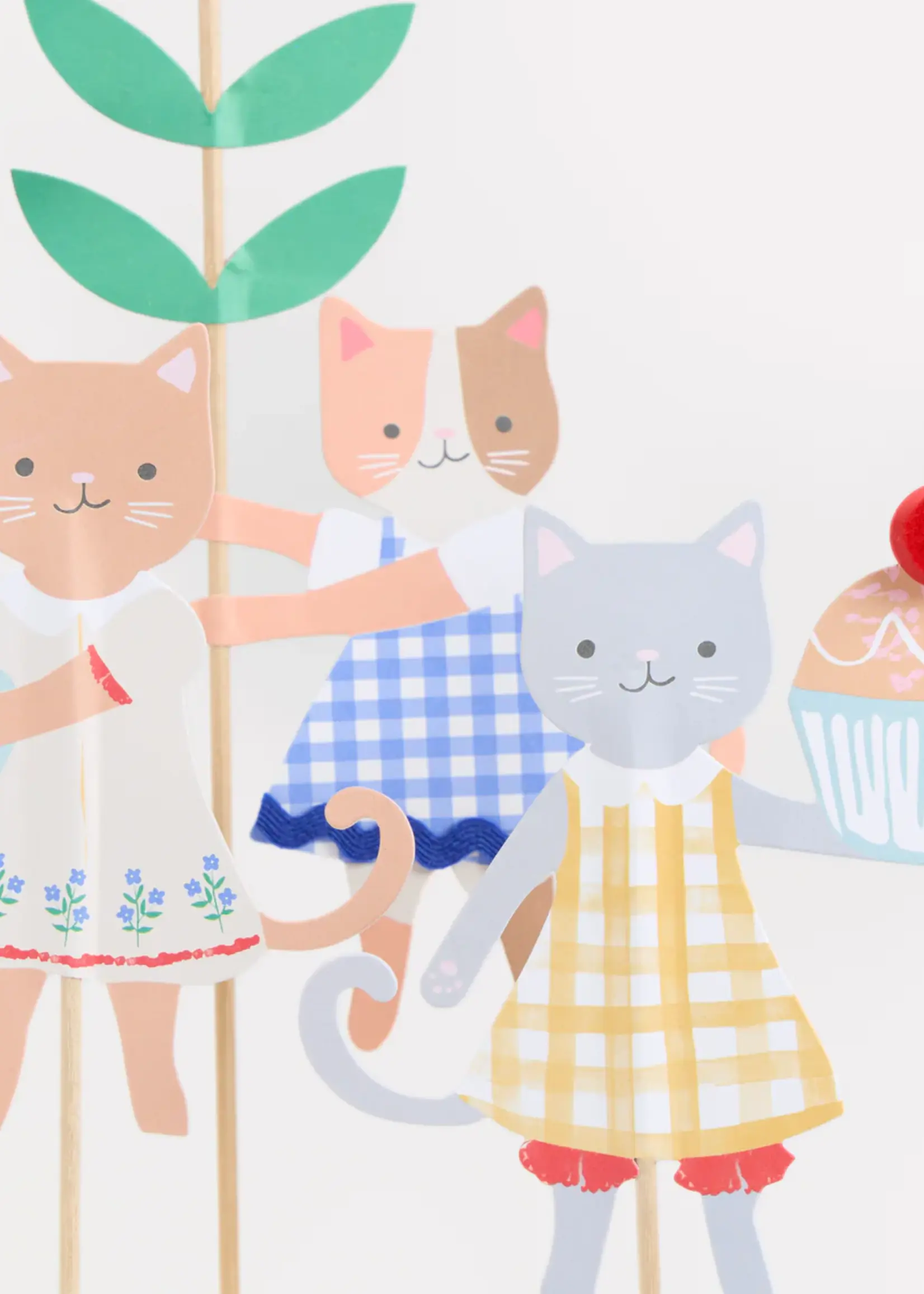 Meri Meri Kitten Club Cake Toppers (x 4)