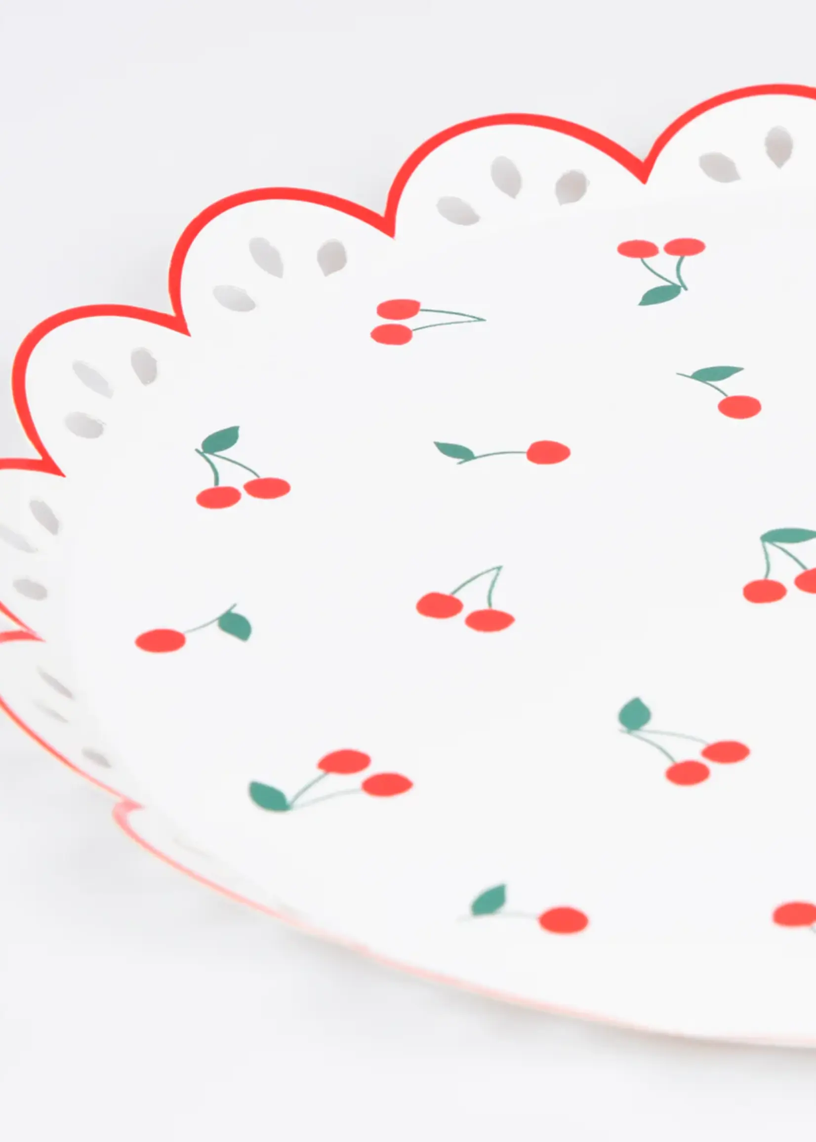 Meri Meri Cherry Pattern Side Plates