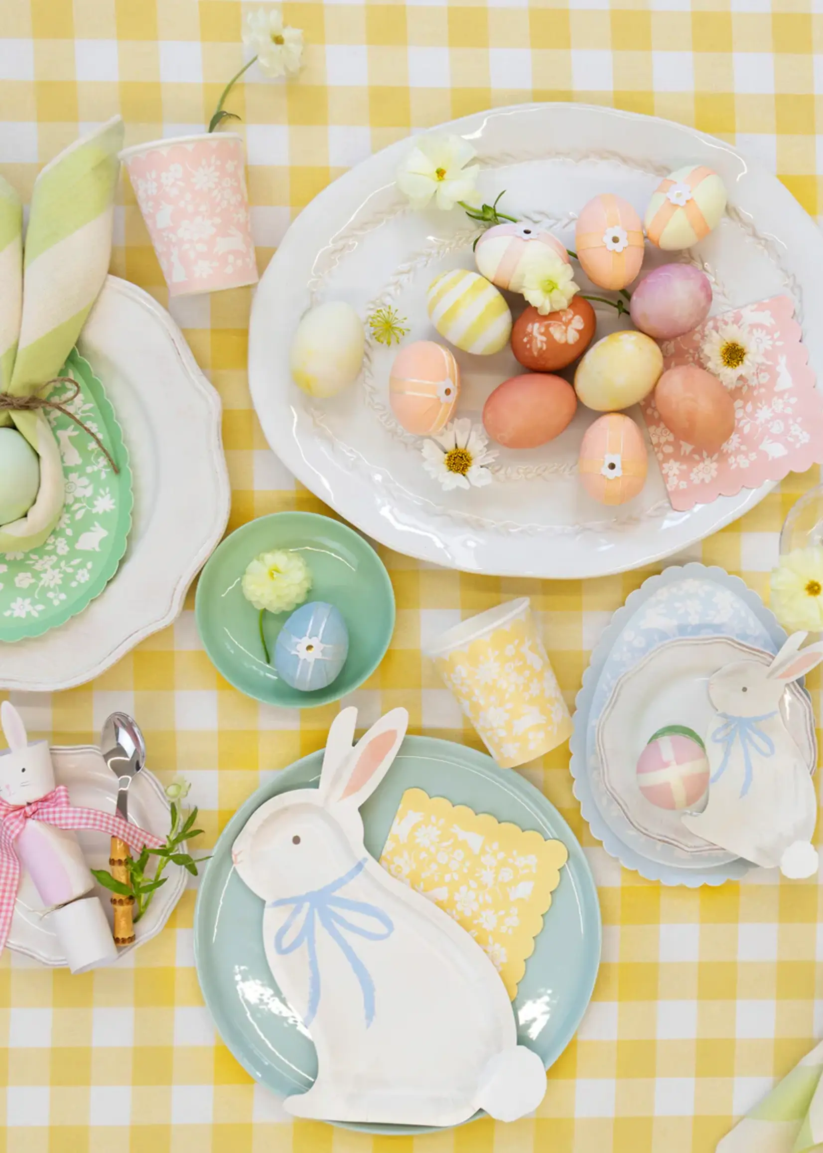 Meri Meri Ditsy Bunny Egg Plates