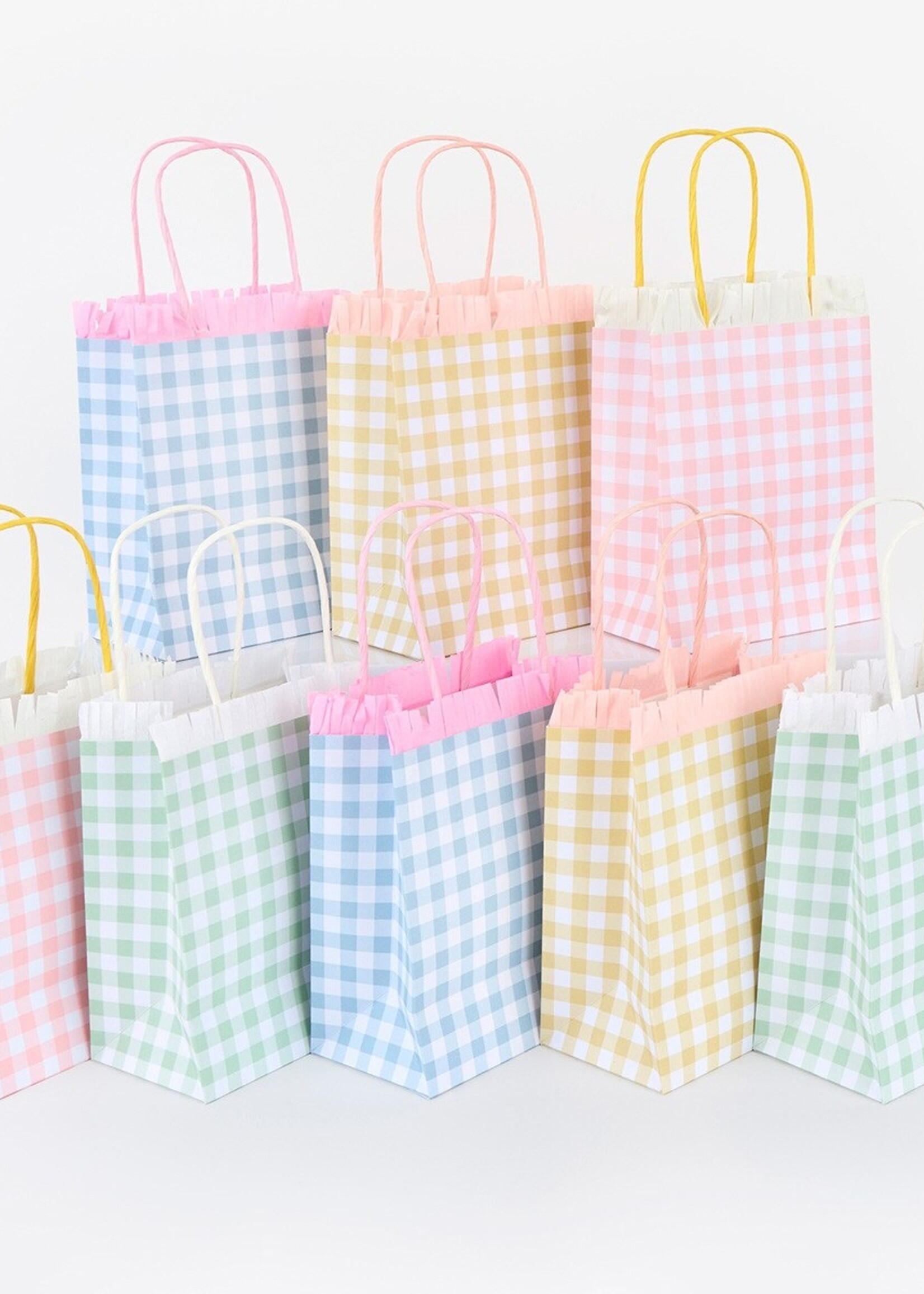 Meri Meri Gingham Fringe Party Bags