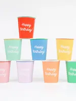Meri Meri Mixed Happy Birthday Cups