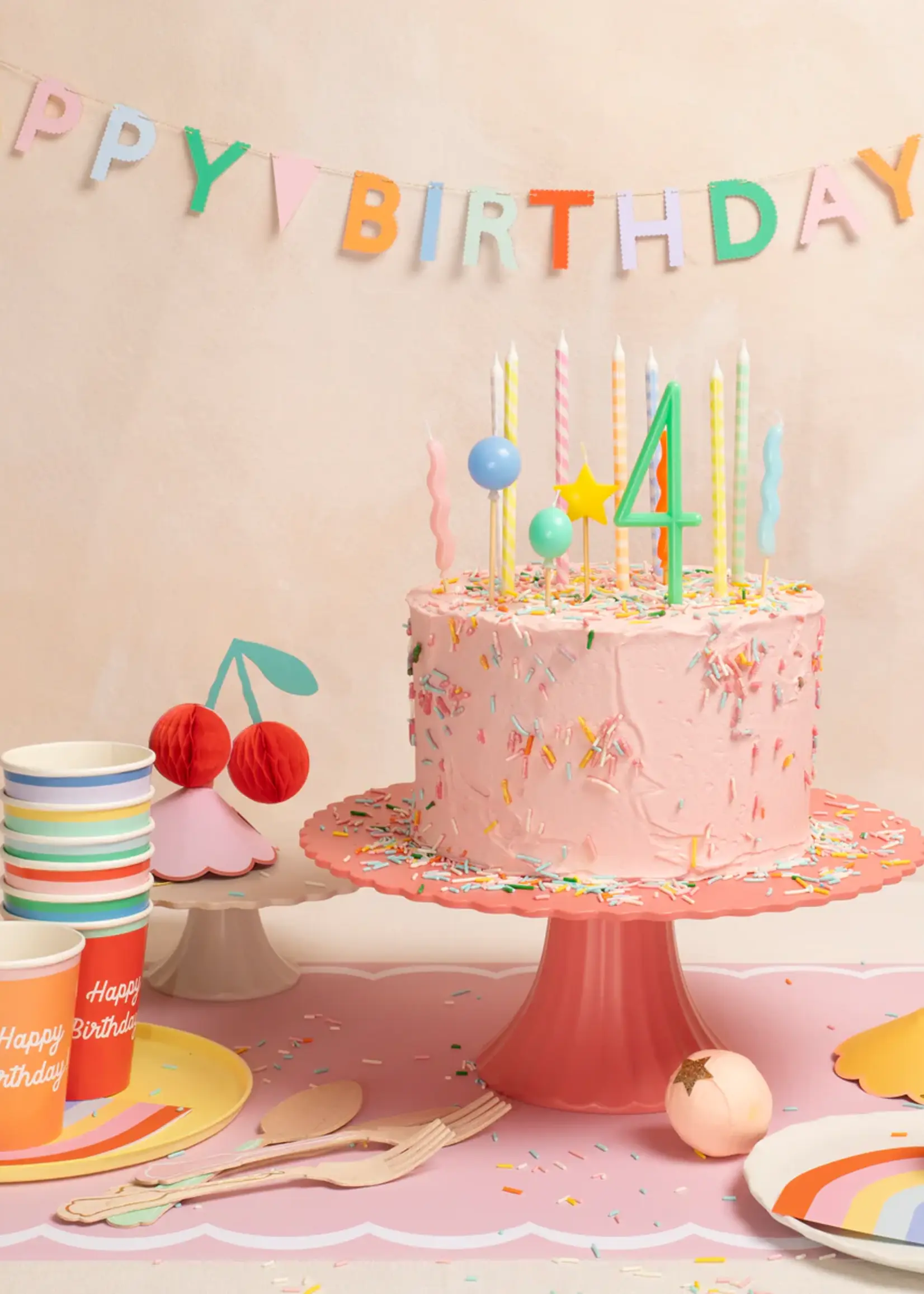 Meri Meri Mixed Happy Birthday Cups