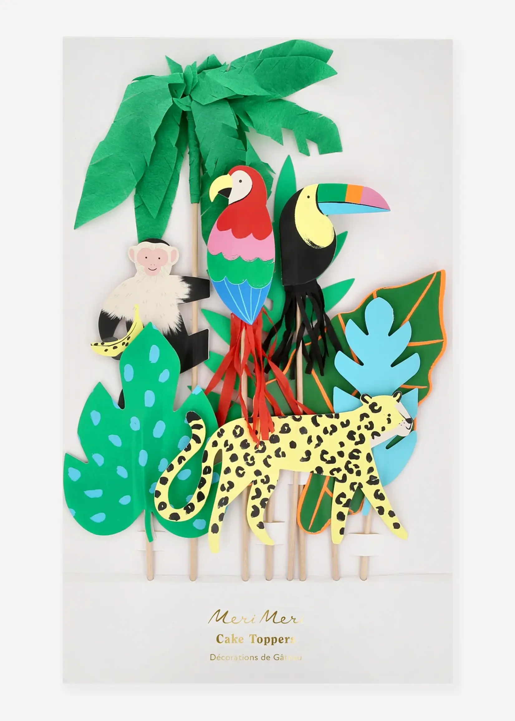 Meri Meri Jungle Jamboree Cake Toppers