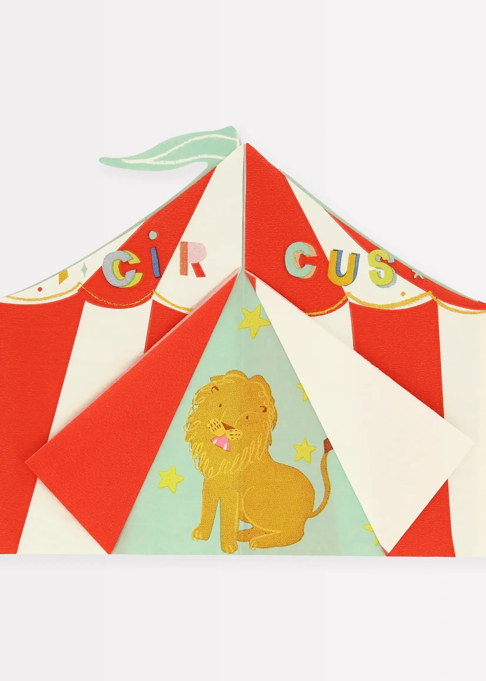 Meri Meri Circus Shaped Big Top Napkins