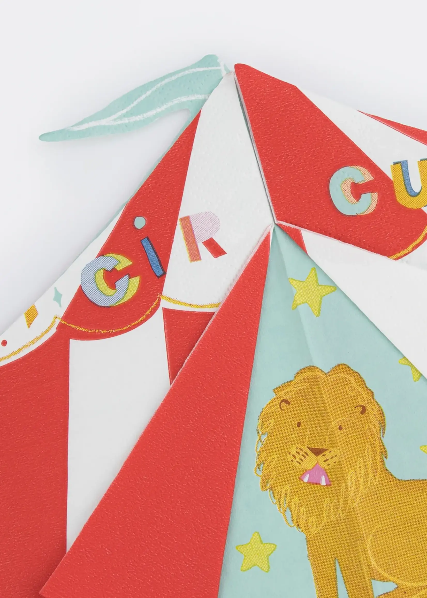 Meri Meri Circus Shaped Big Top Napkins