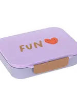 Lässig Fashion Bento Lunchbox, Little Gang Herz Lila