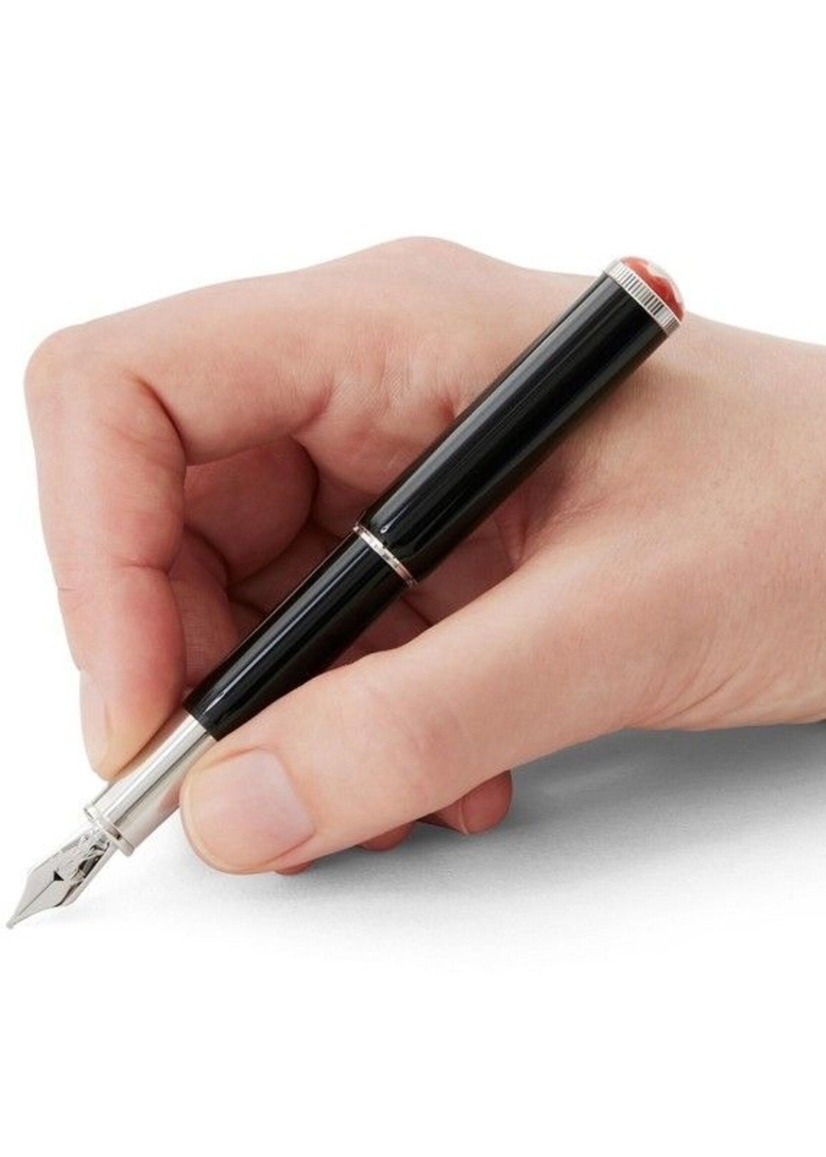 MONTBLANC Heritage Rouge et Noir Baby Füllfederhalter Schwarz M