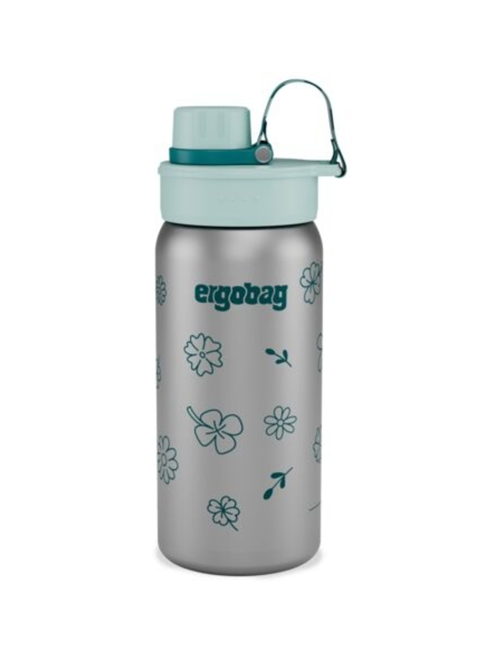 ERGOBAG Blumen Edelstahl Trinkflasche