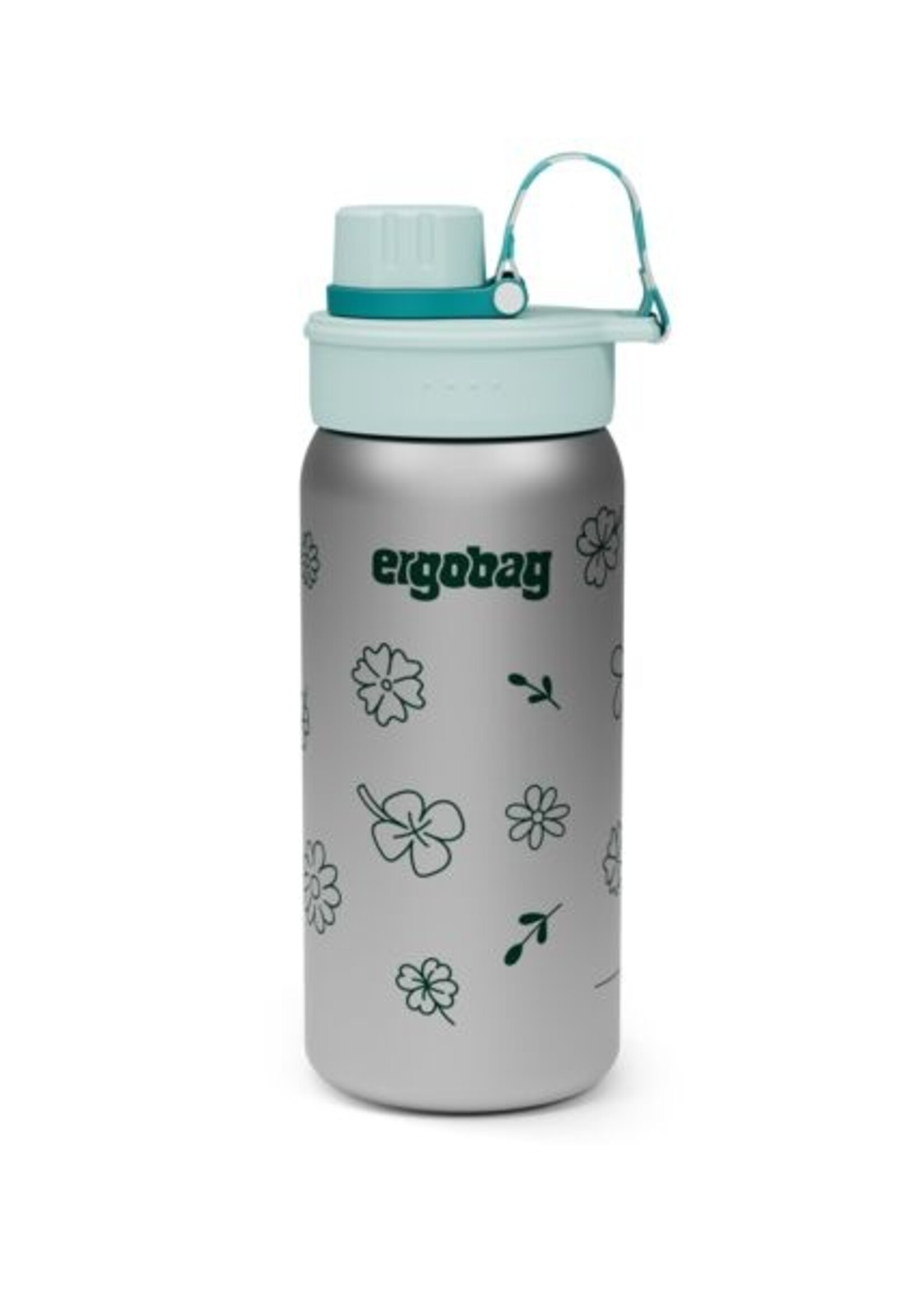 ERGOBAG Blumen Edelstahl Trinkflasche