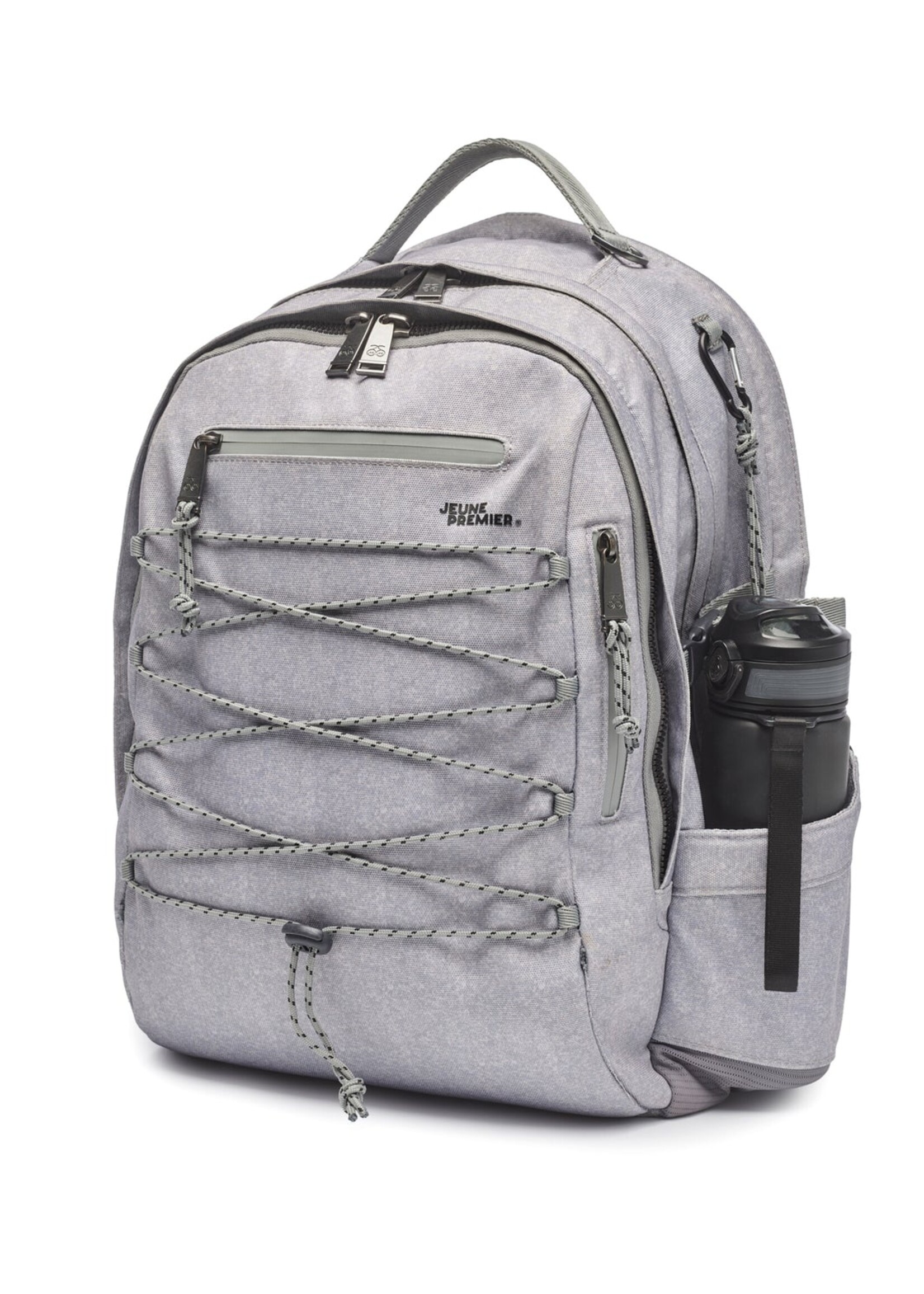 JEUNE PREMIER Backpack College - Grey melang