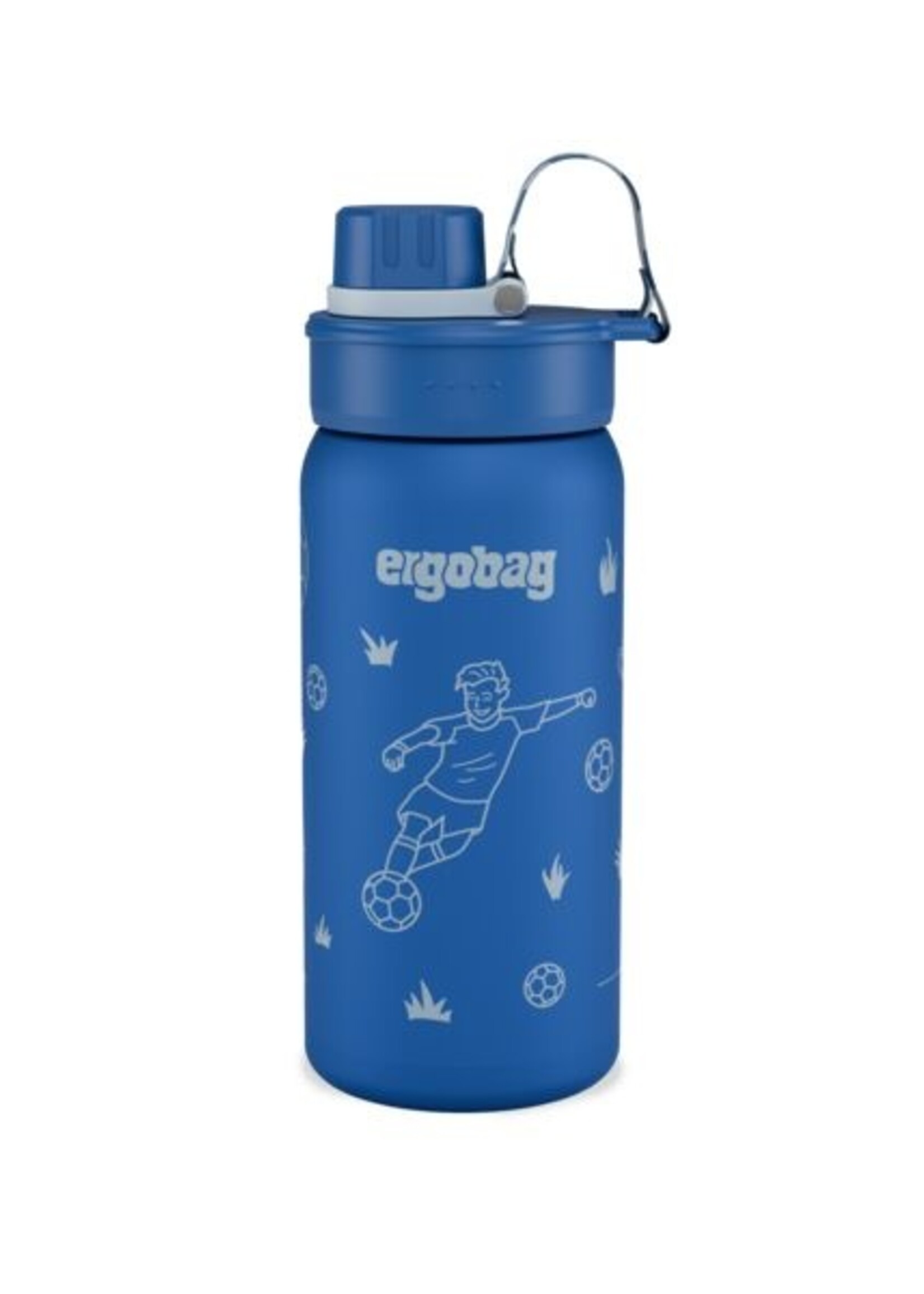 ERGOBAG Fu§ball Edelstahl Trinkflasche