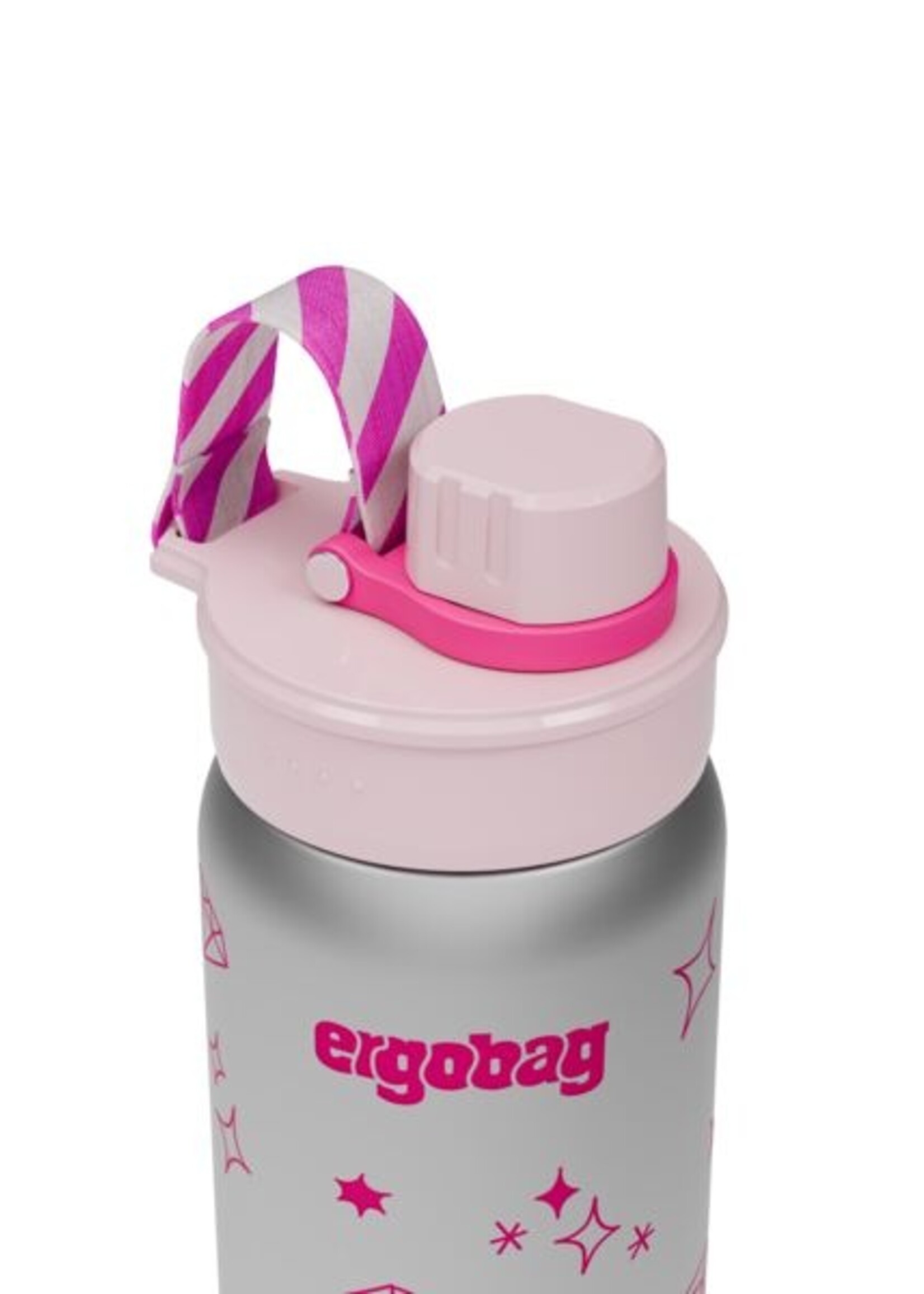 ERGOBAG Glitzer Edelstahl Trinkflasche