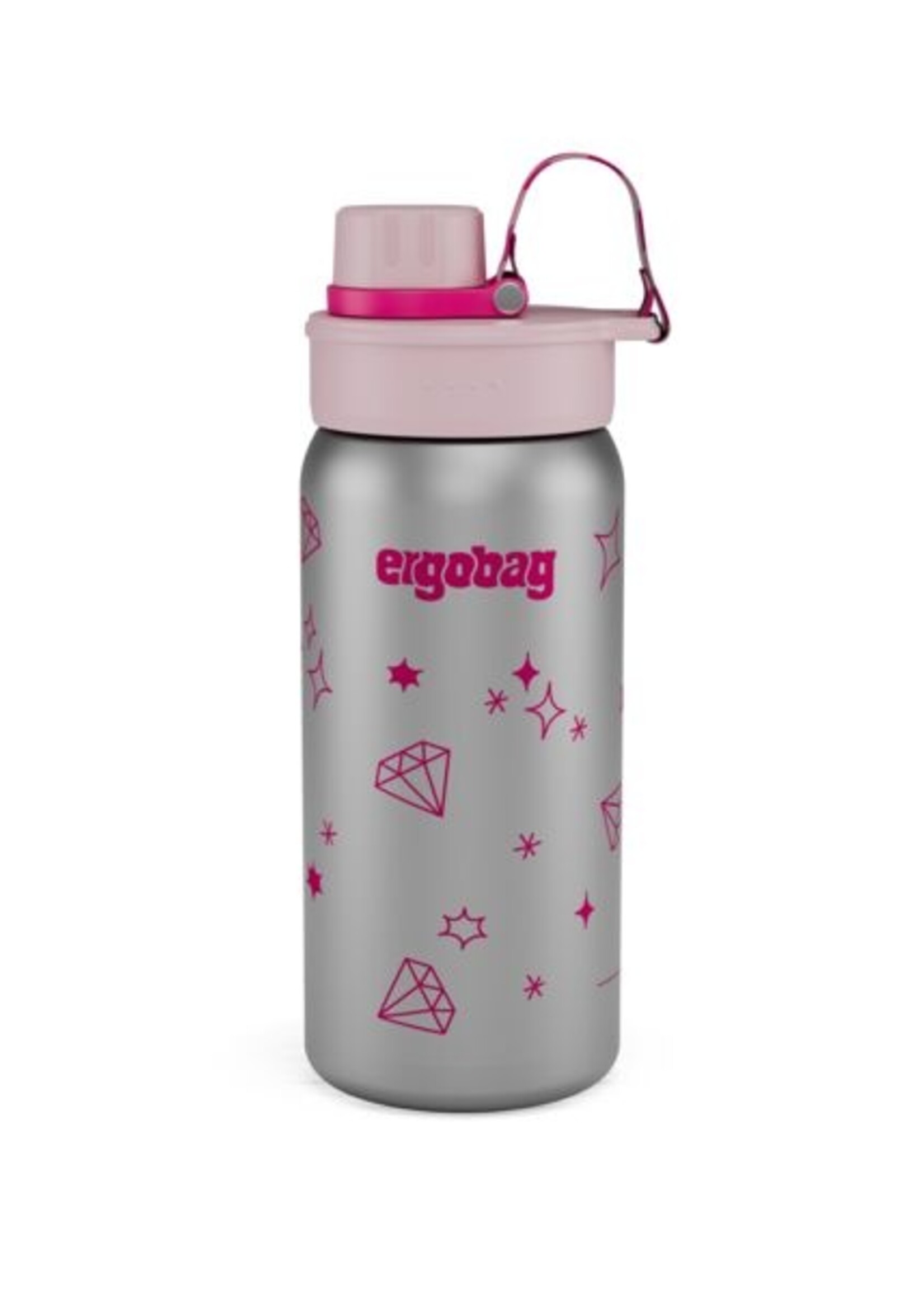 ERGOBAG Glitzer Edelstahl Trinkflasche
