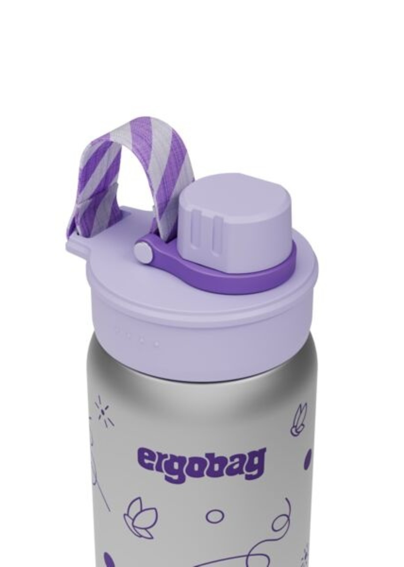 ERGOBAG Schmetterling Edelstahl Trinkf