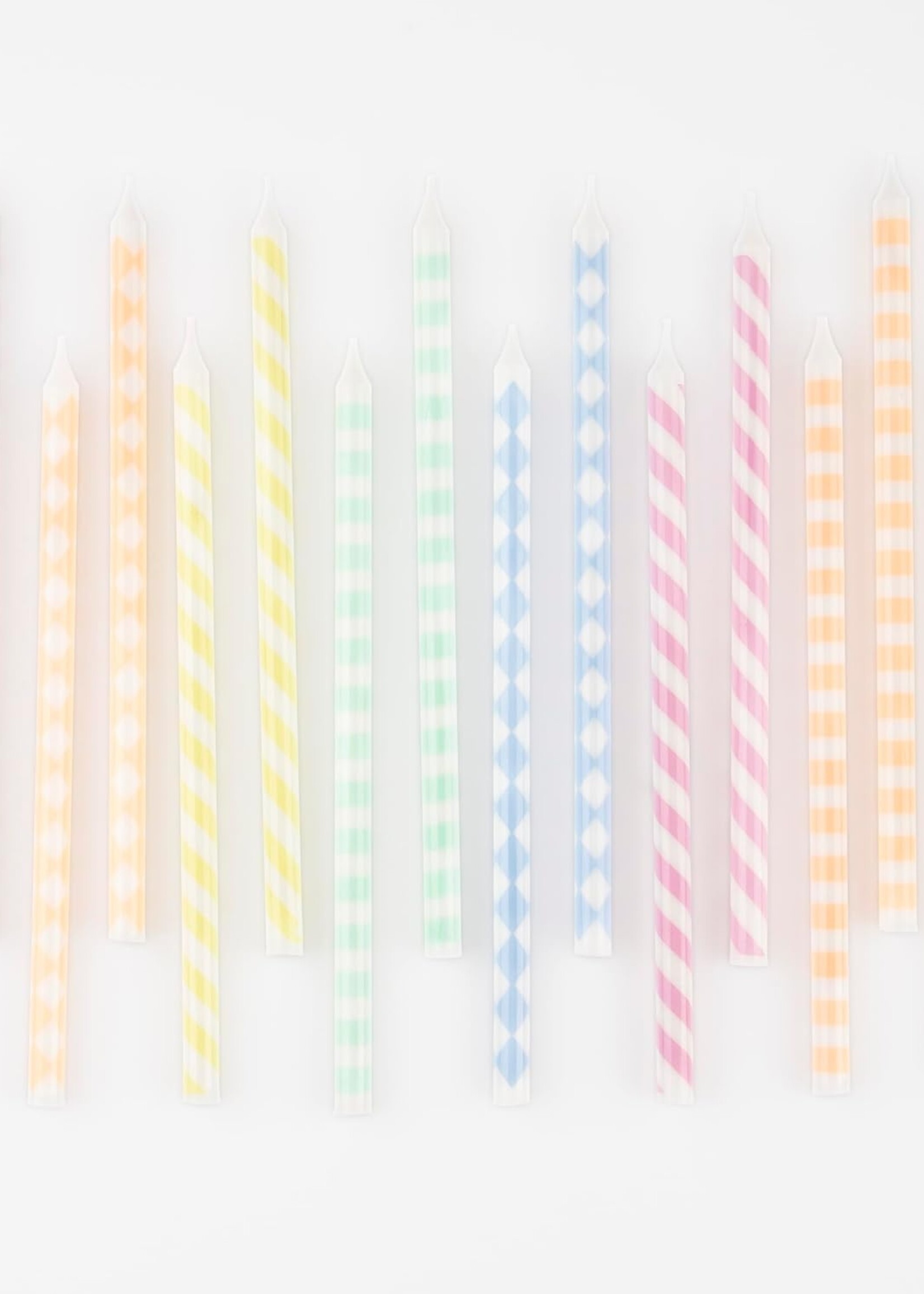 Meri Meri Pastel Patterned Candles