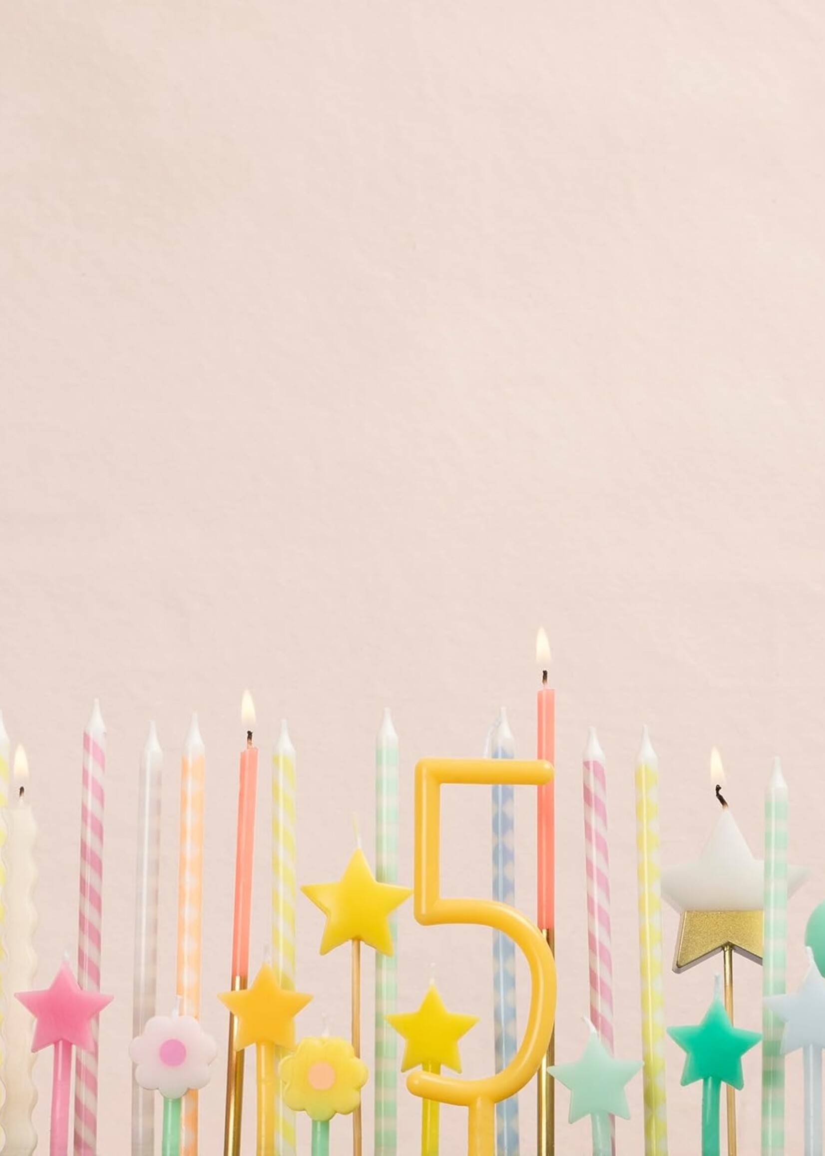 Meri Meri Pastel Patterned Candles