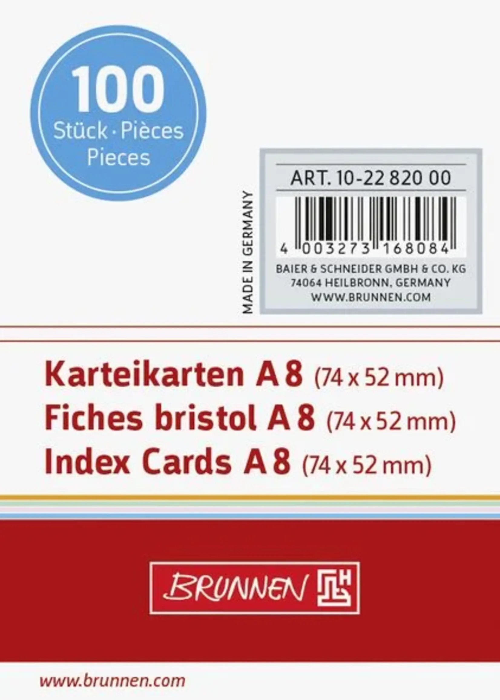 Brunnen Brunnen Karteikarte A8
