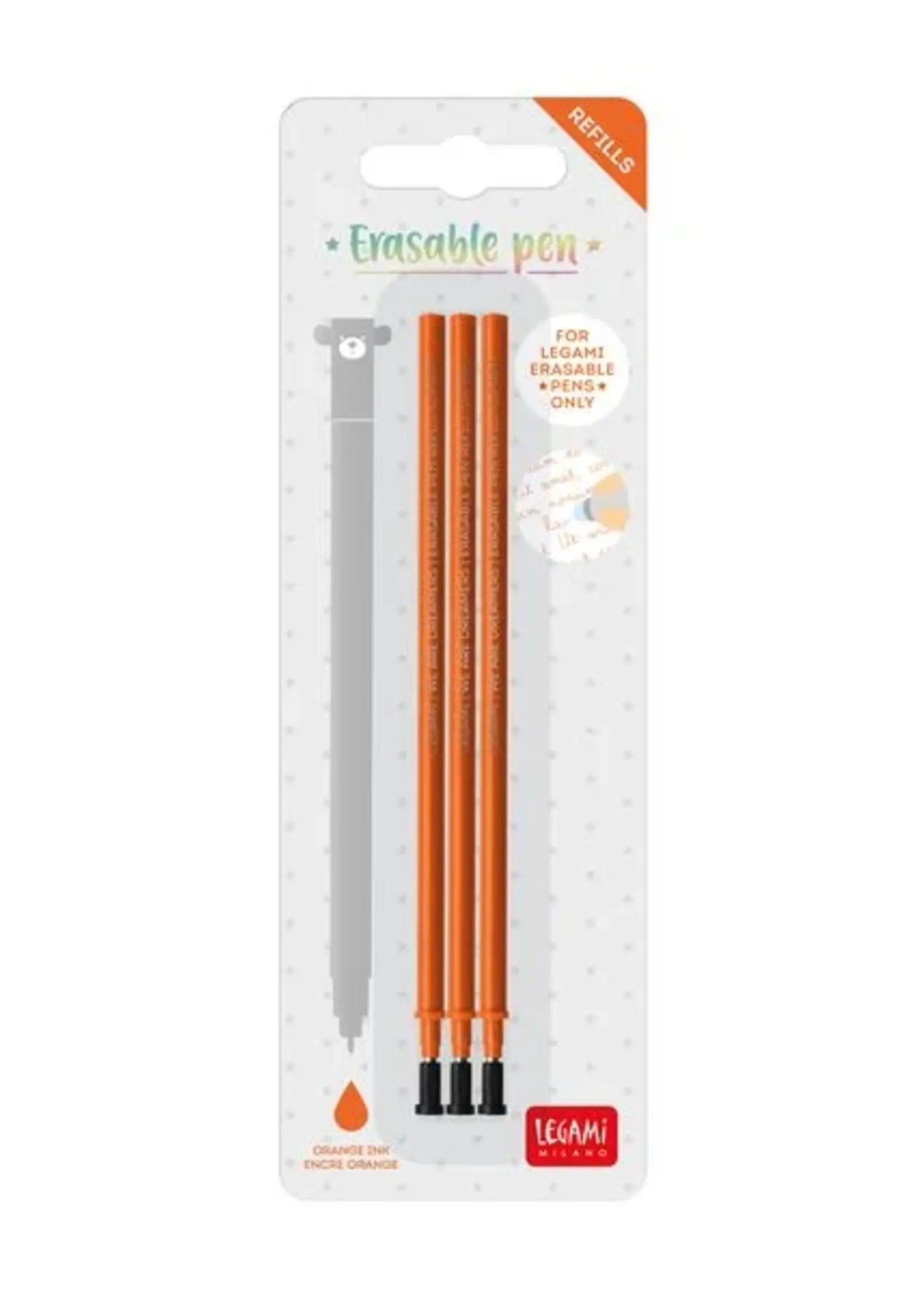 LEGAMI REFILL ERASABLE PEN - ORANGE -