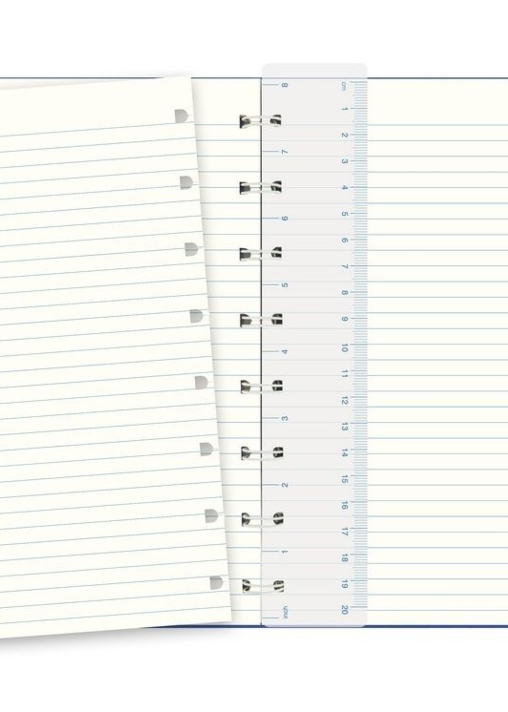 Filofax Classic Notizbuch A5, nachfüllbar, Blau