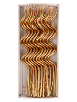 Meri Meri Gold Swirly Candles
