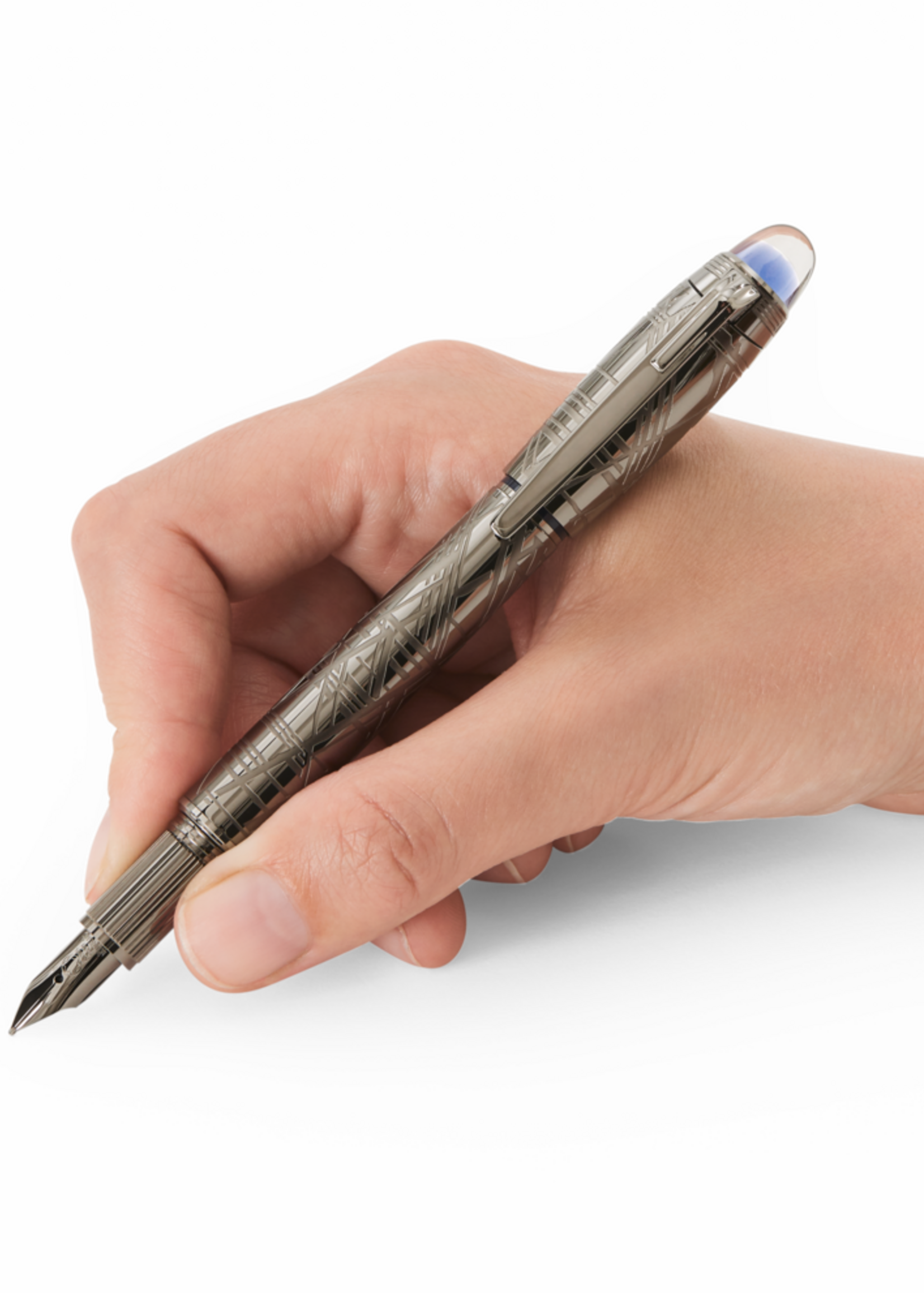 MONTBLANC StarWalker SpaceBlue Metal Fountain Pen