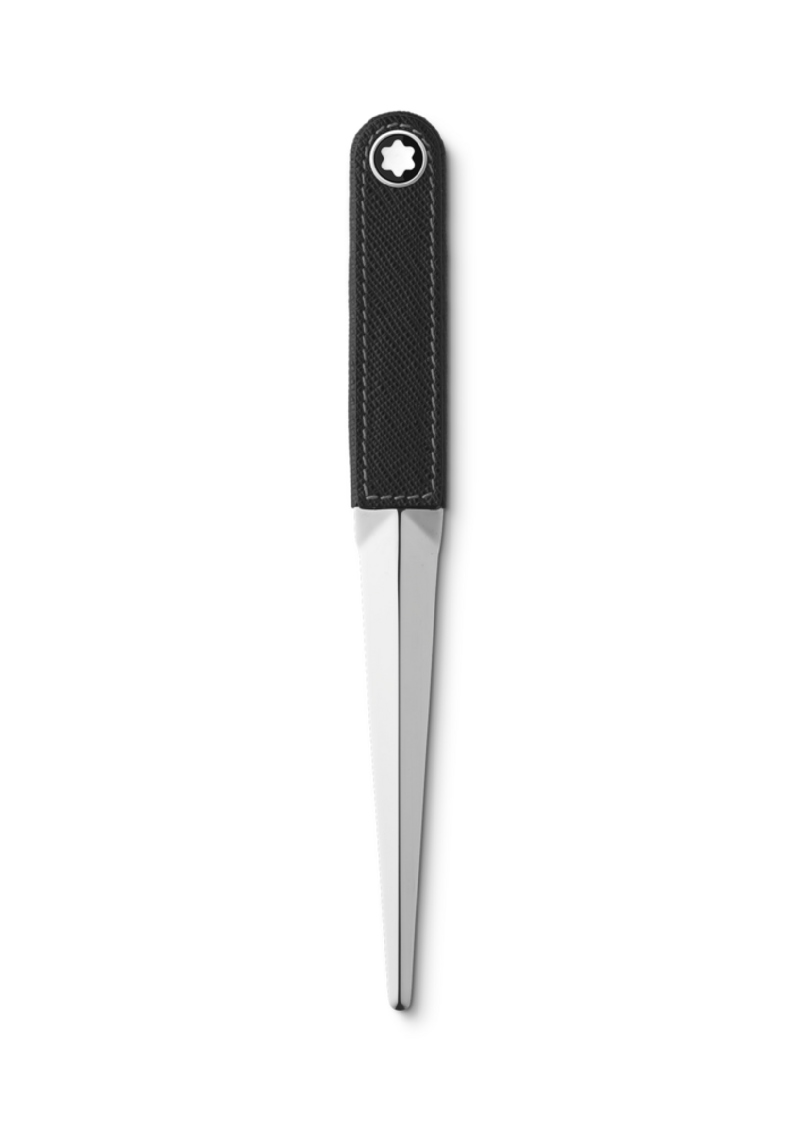 MONTBLANC Letter Opener in steel and leather