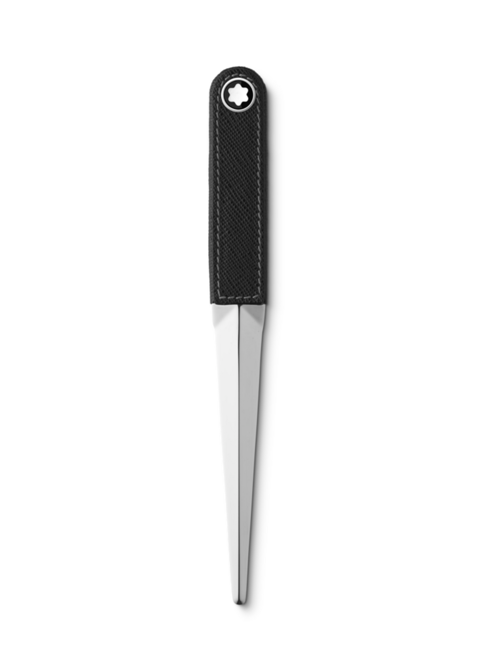 MONTBLANC Letter Opener in steel and leather