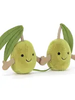 JELLYCAT Amuseables Pair of Olives Grea